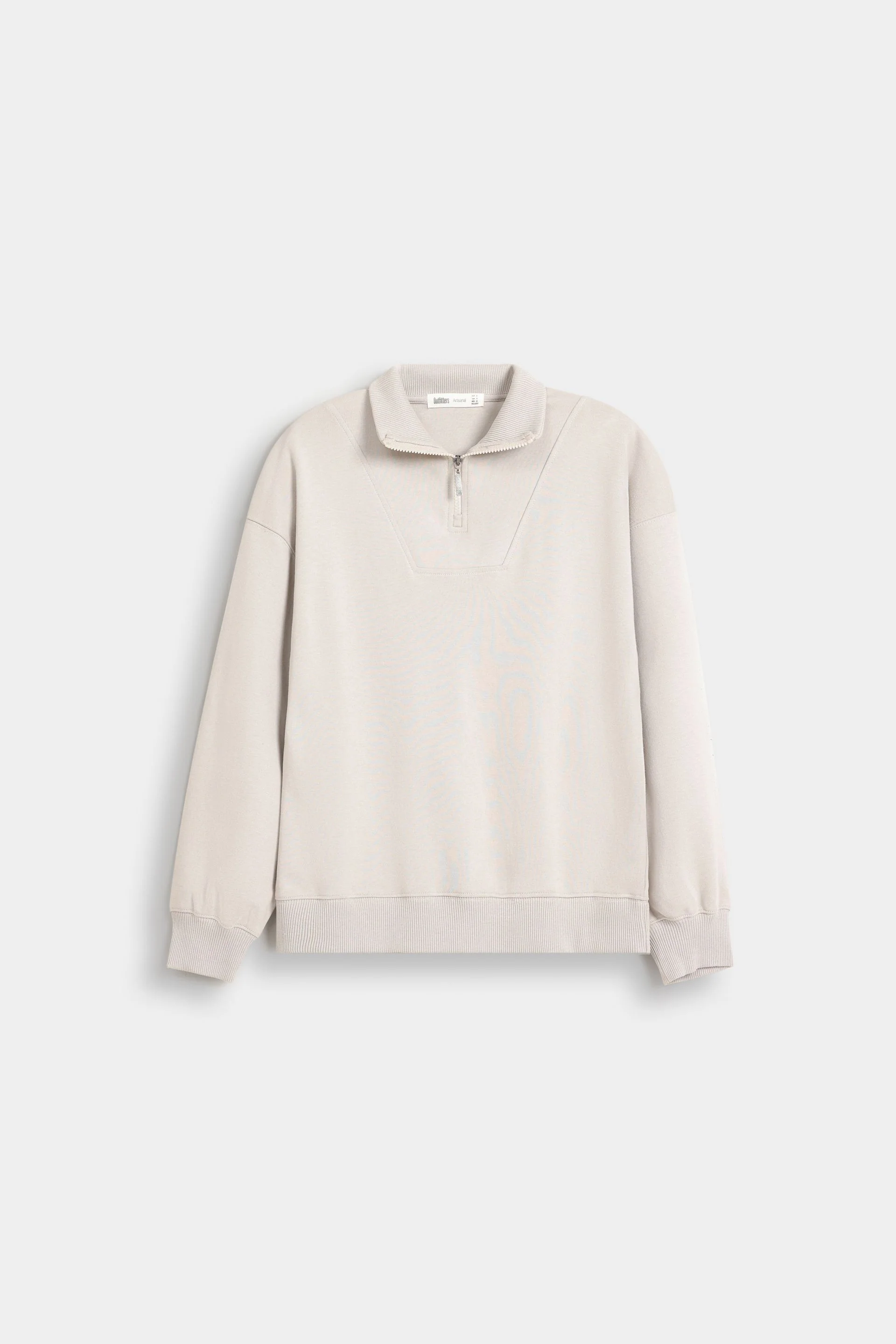 Basic Quarter Zip-Up Sweatshirt - Image 12