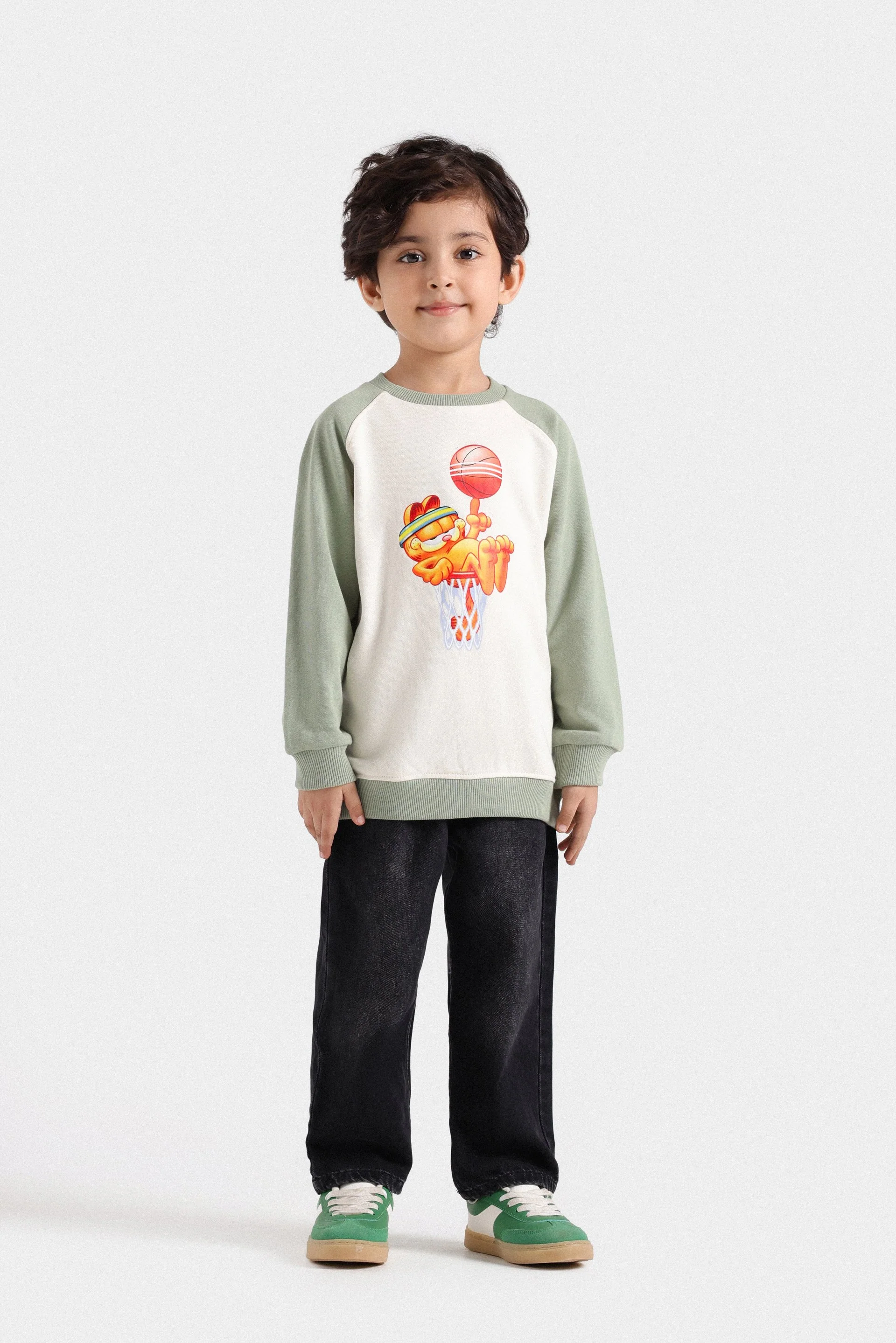 Raglan Character Graphic Sweatshirt - Image 4
