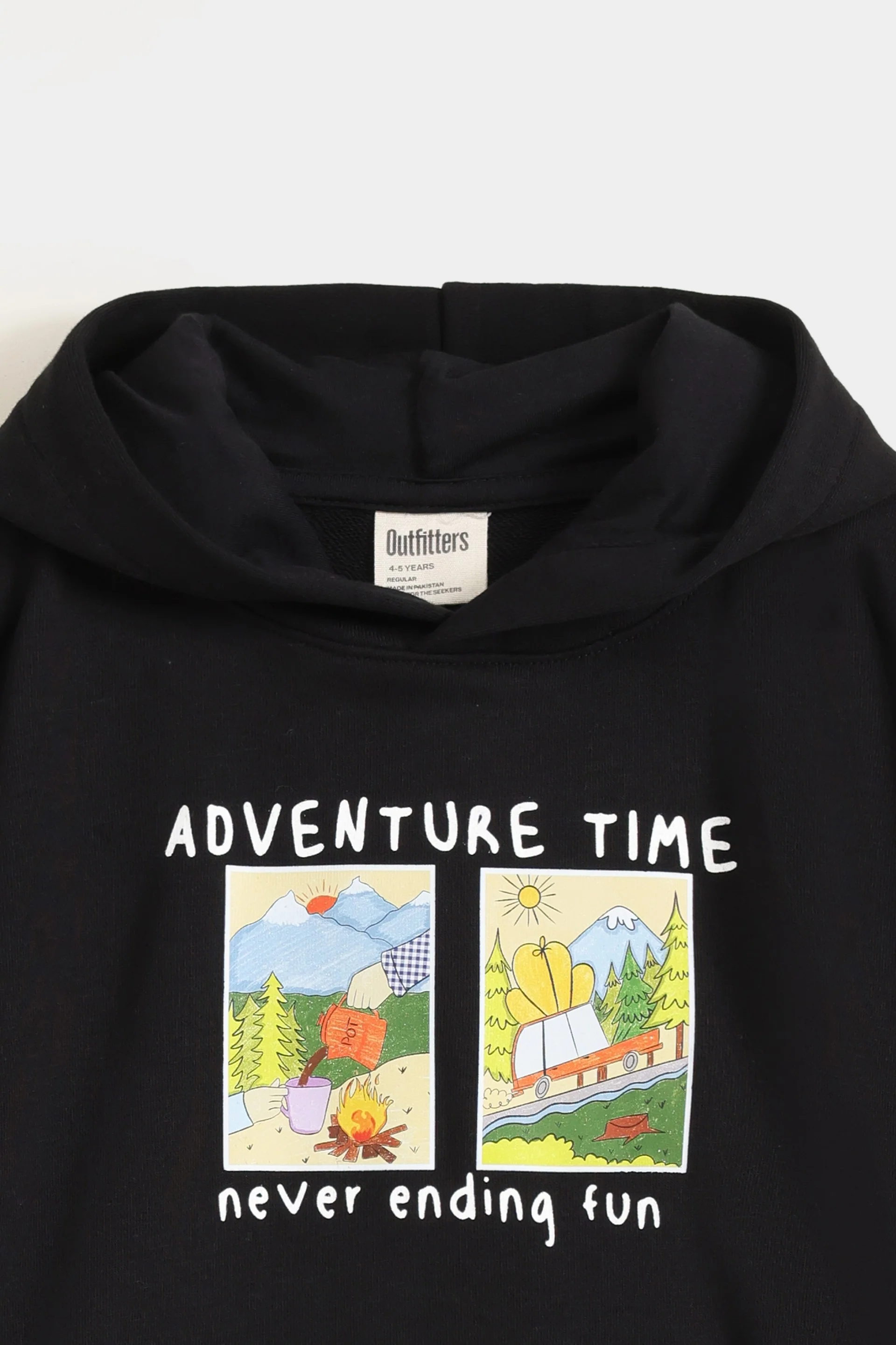 Graphic Pull-Over Hood - Image 5