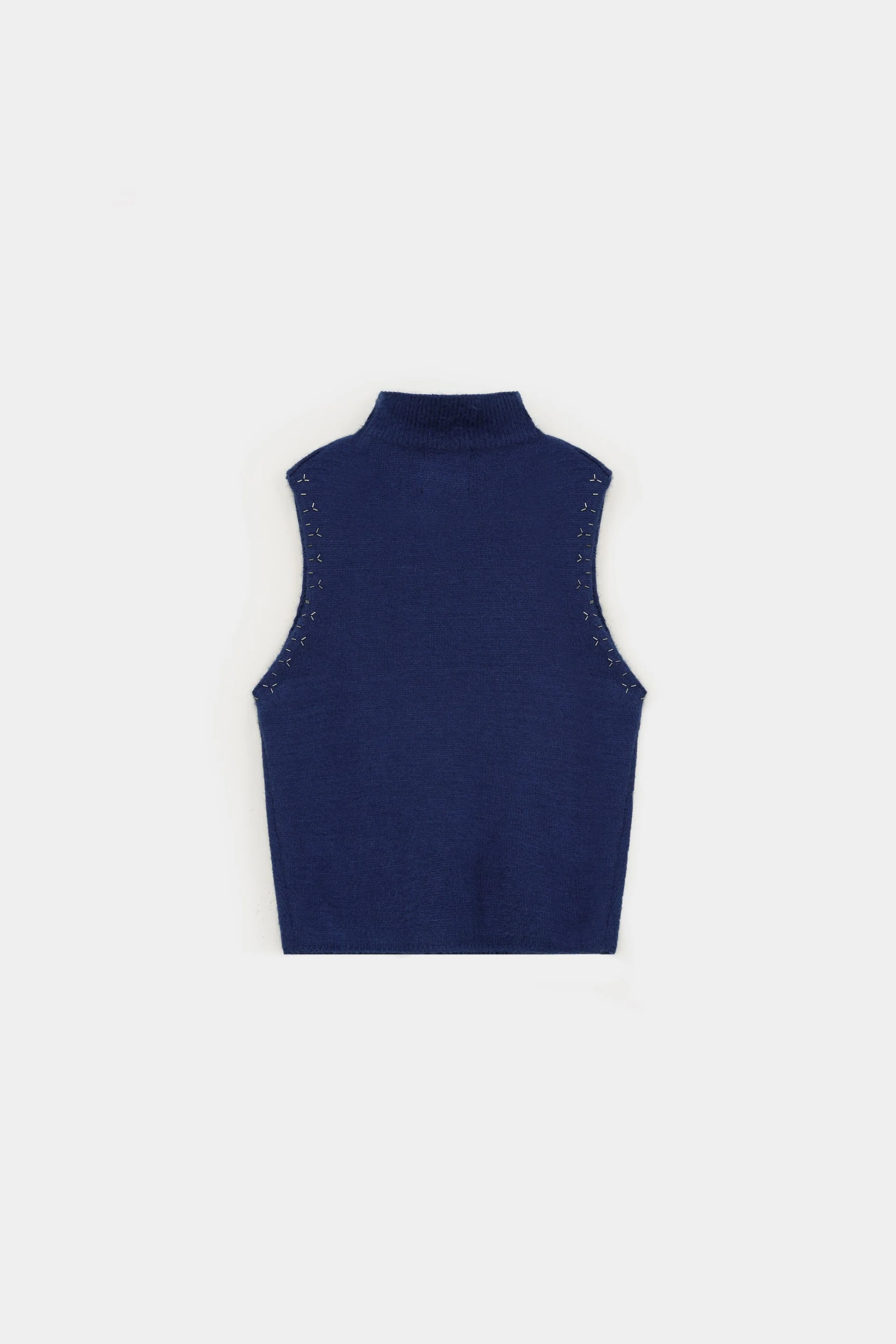 Cropped Halter Neck Sweater - Image 7