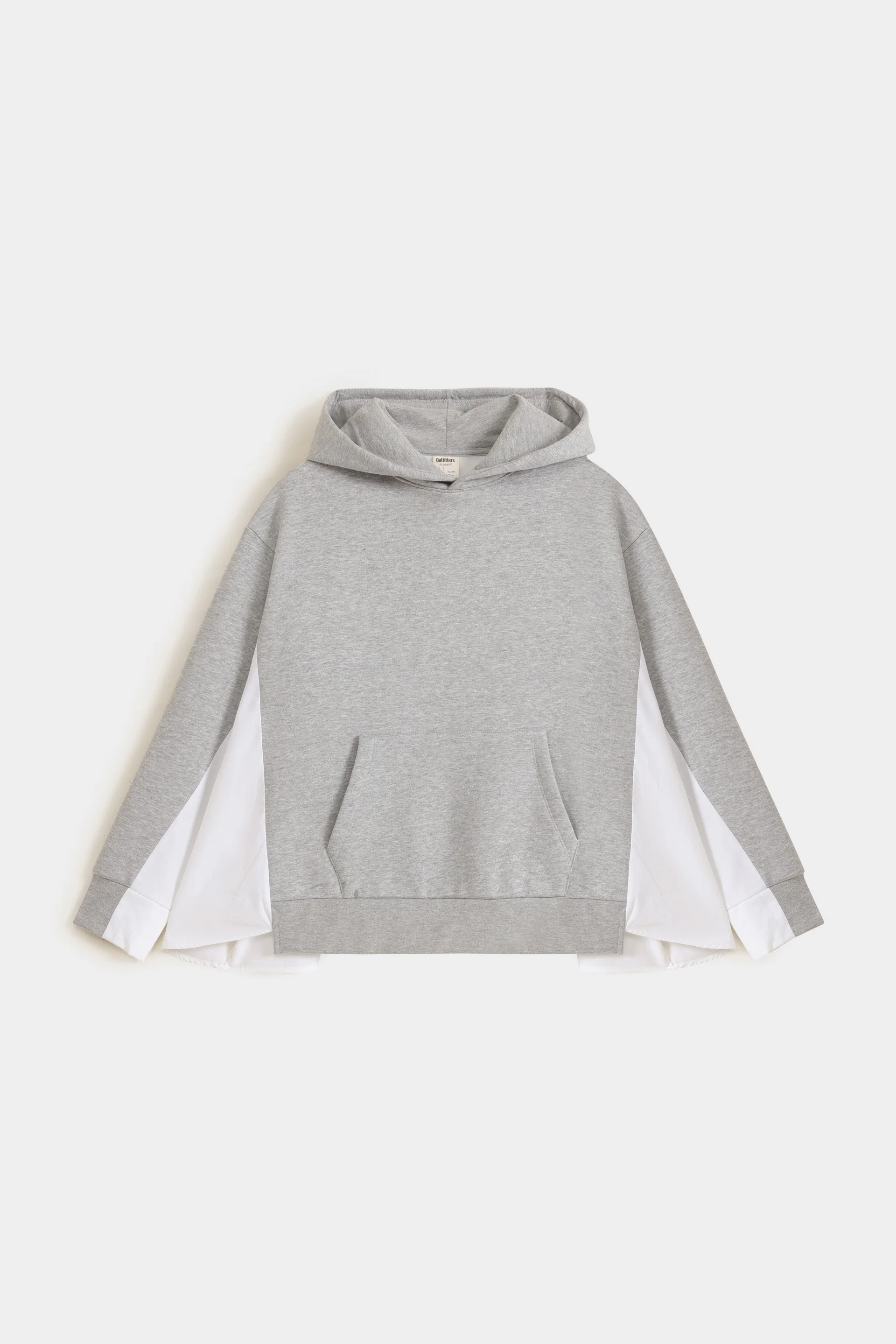 Hoodie With Woven Fabric - Image 4