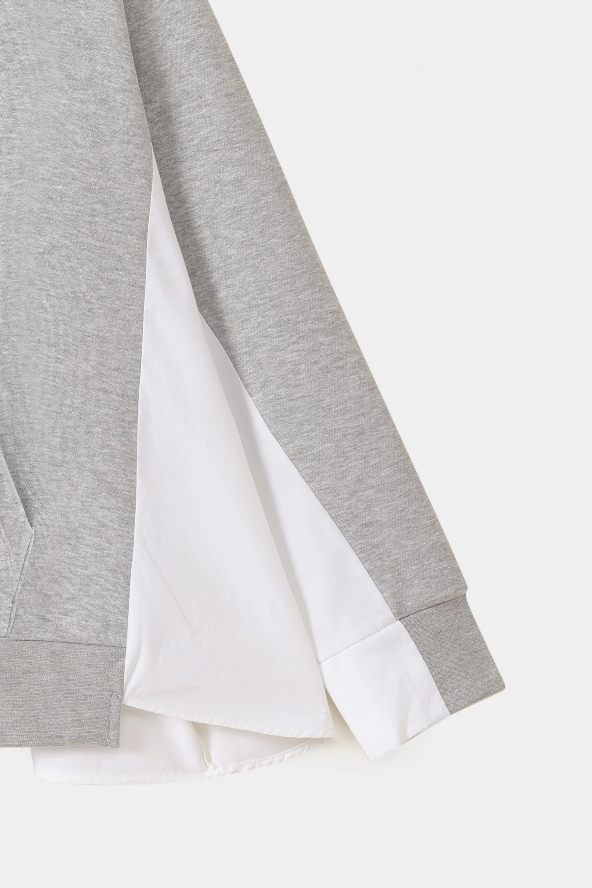 Hoodie With Woven Fabric - Image 5