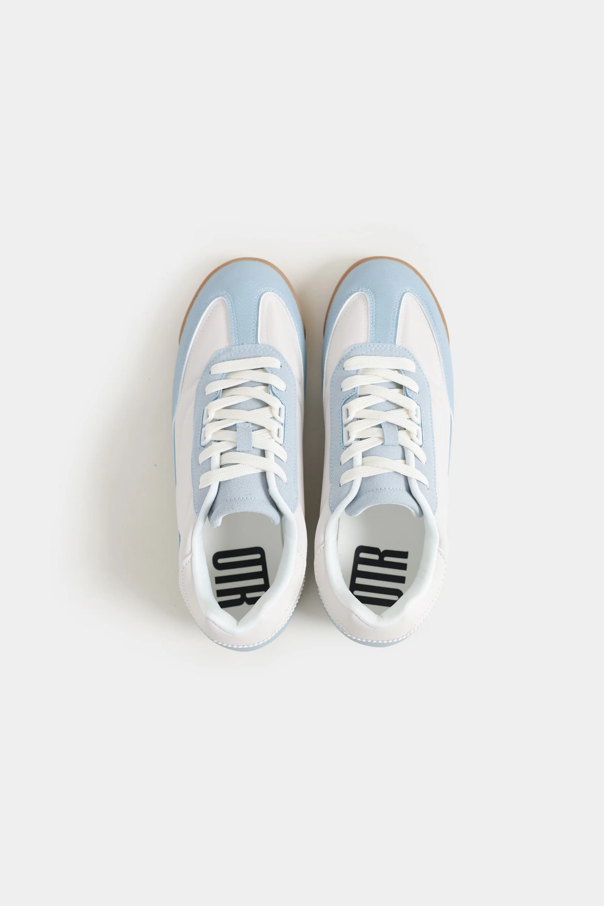 Contrast Lace-up Trainers - Image 3