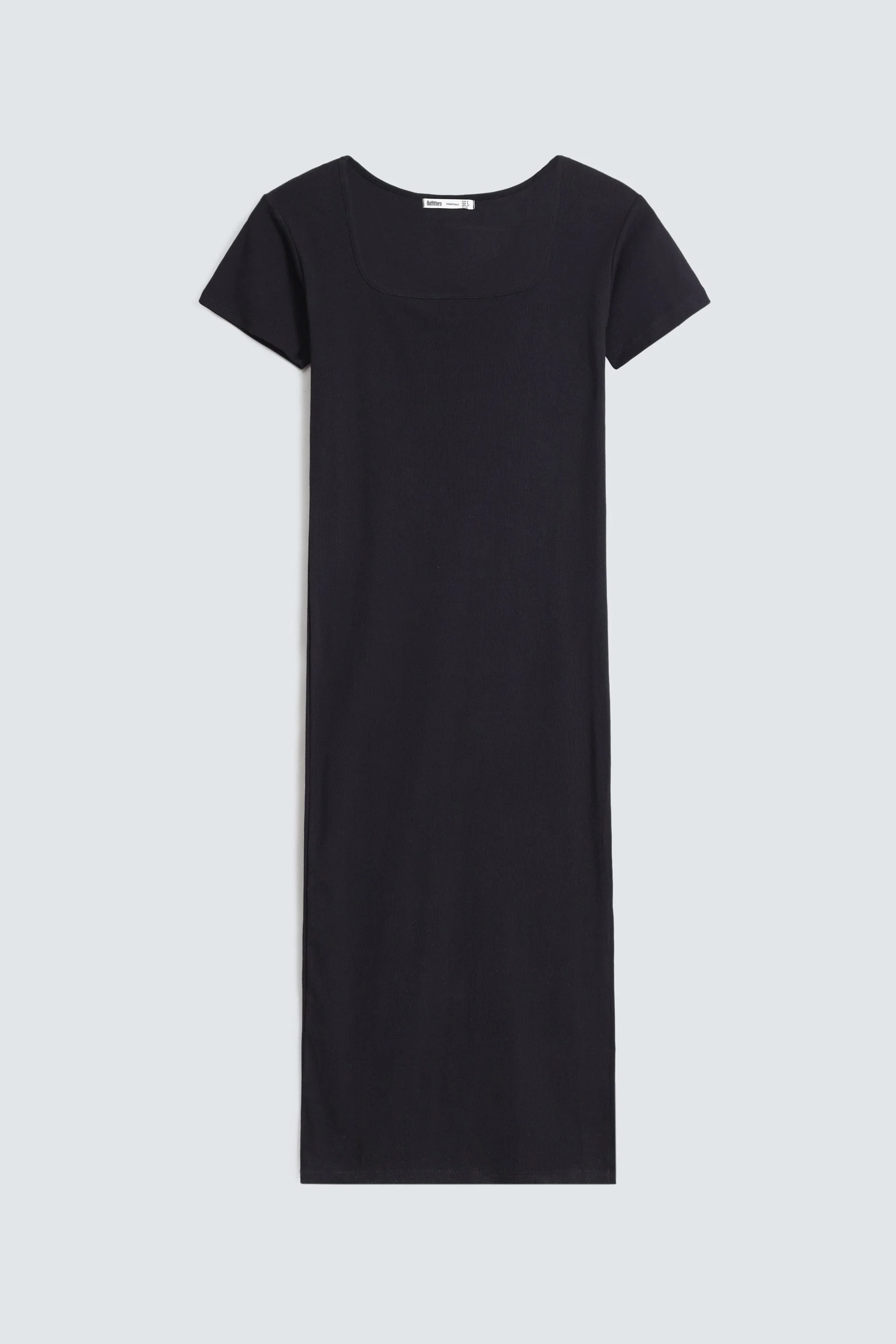 Scoop Neck Ribbed Dress - Image 5