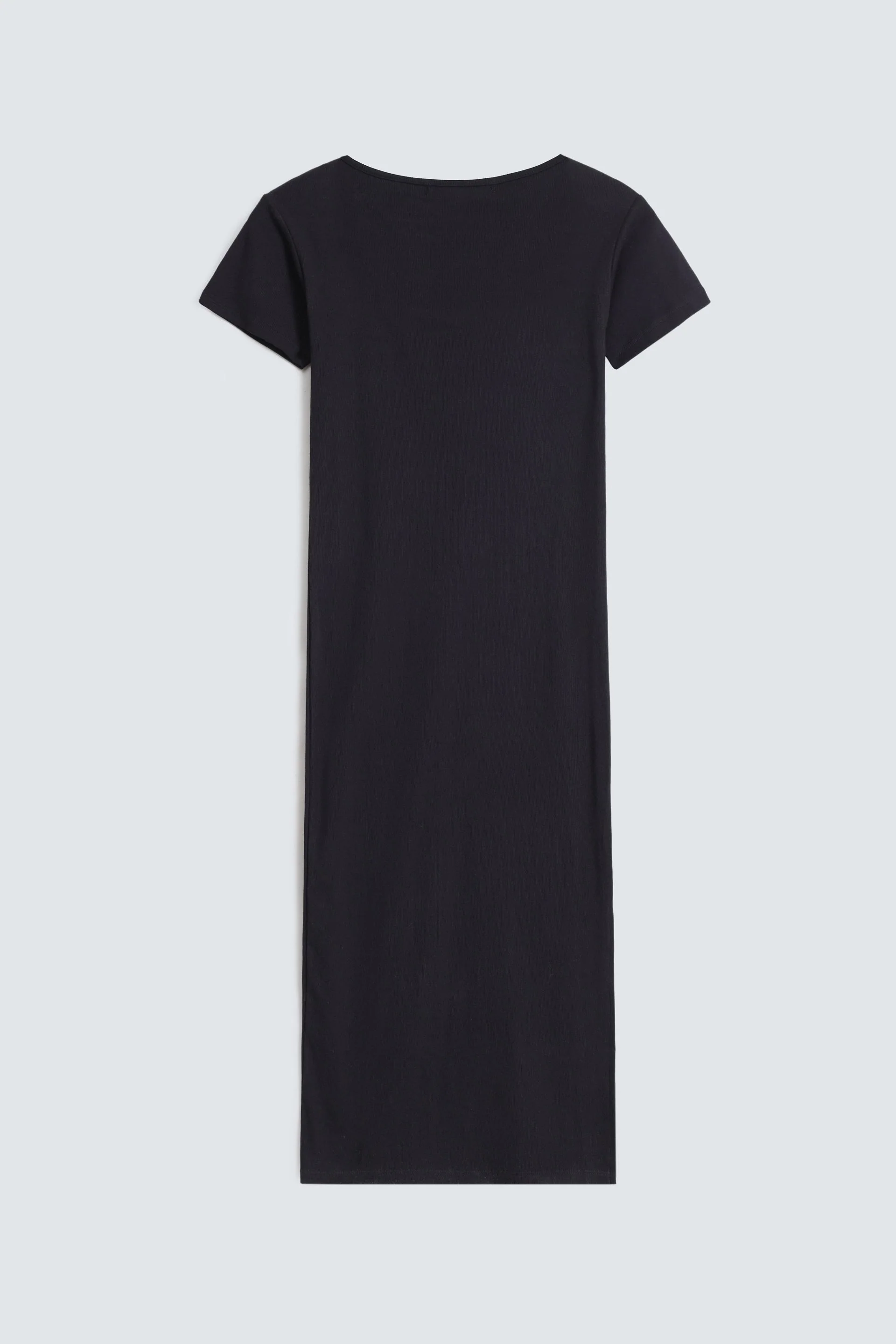 Scoop Neck Ribbed Dress - Image 7