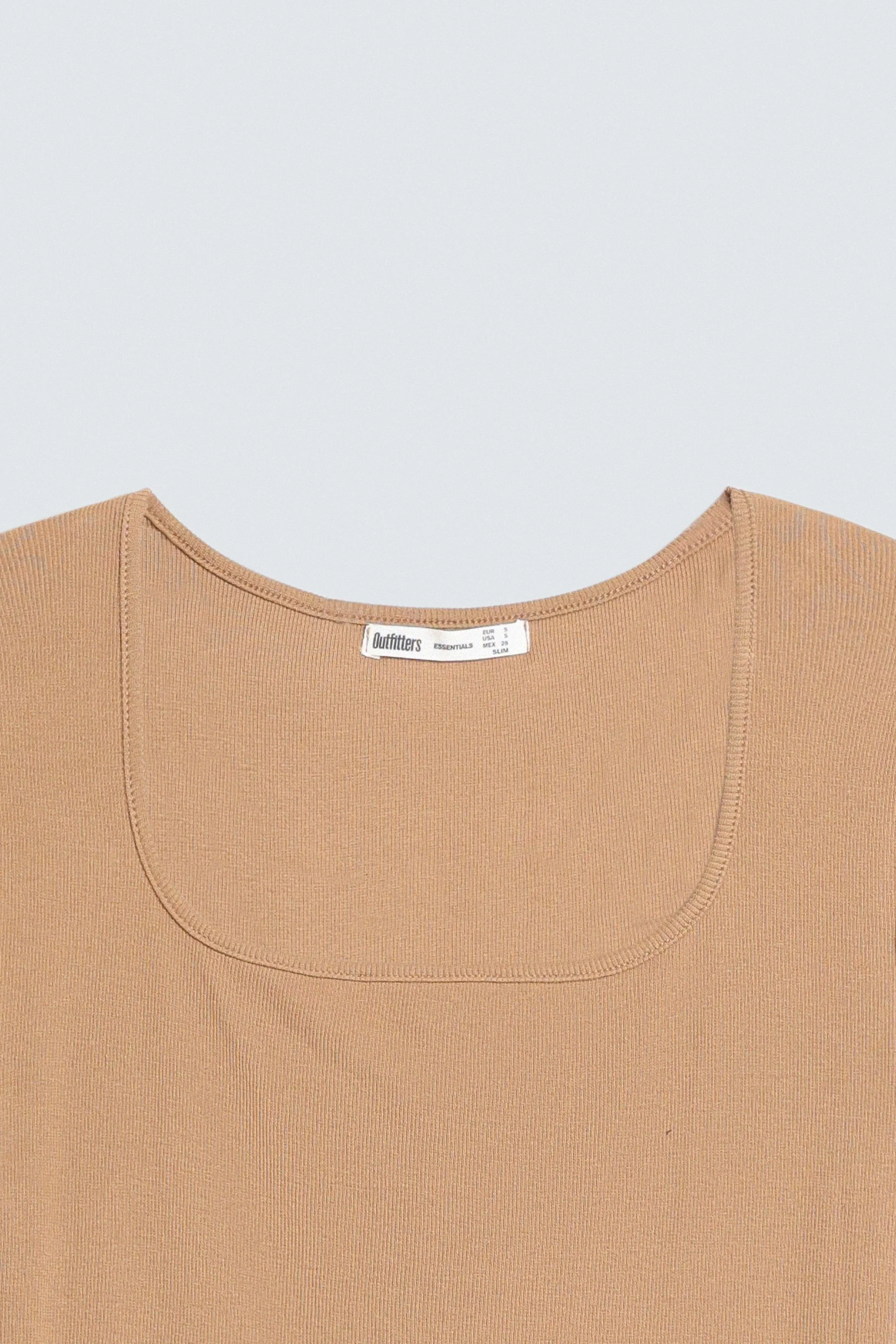 Scoop Neck Ribbed Dress - Image 9