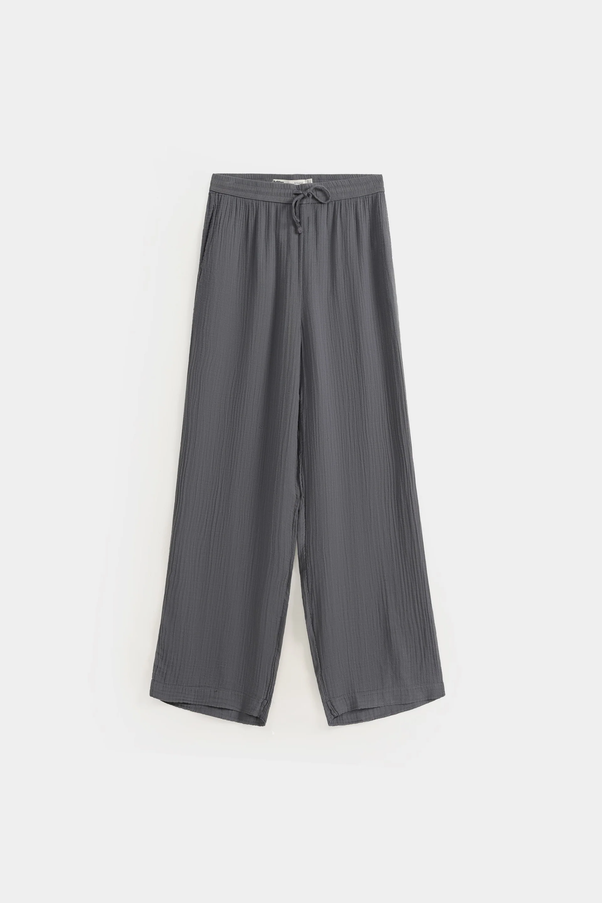 Straight Crinkle Trousers - Image 4