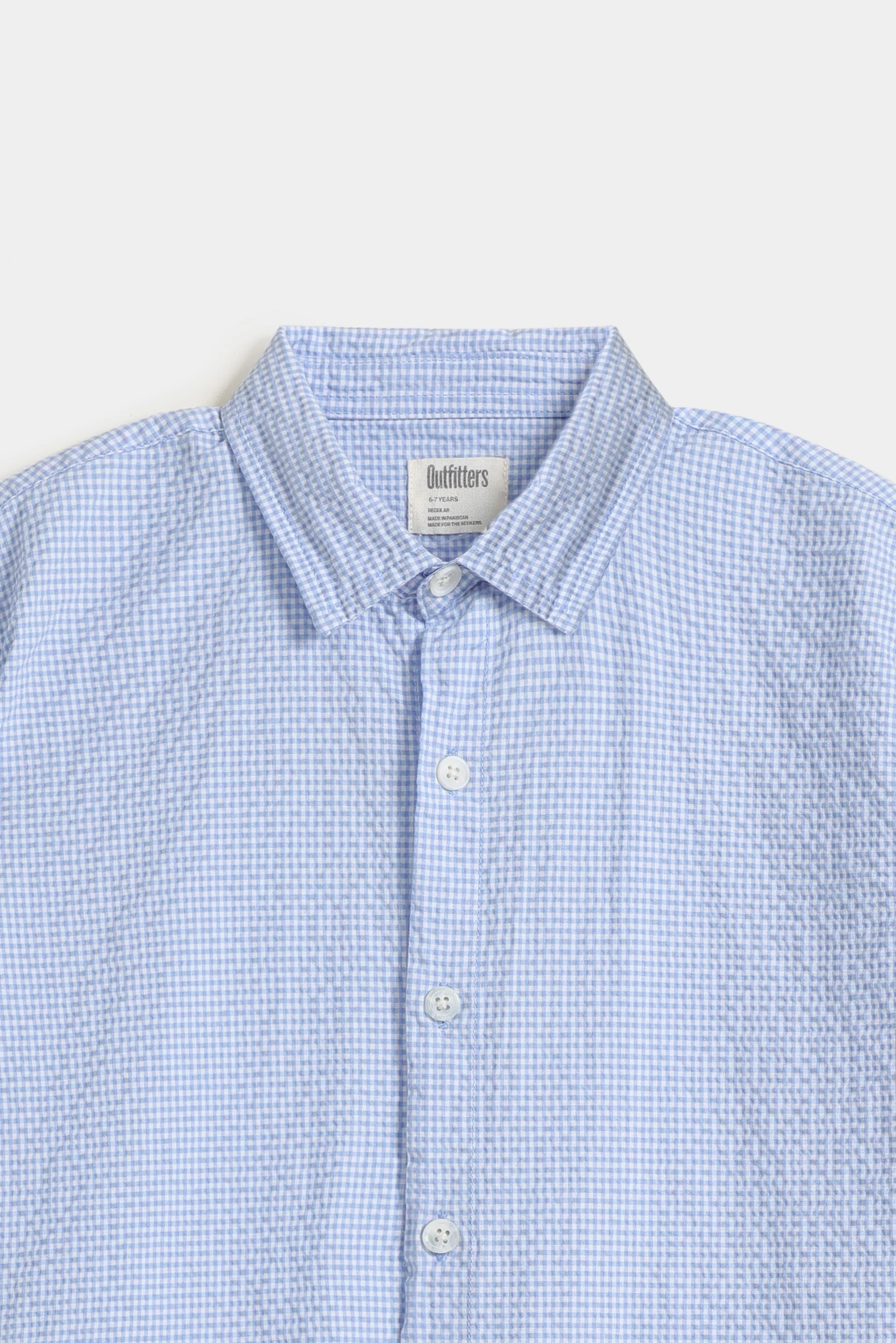 Textured Checkered Shirt - Image 7