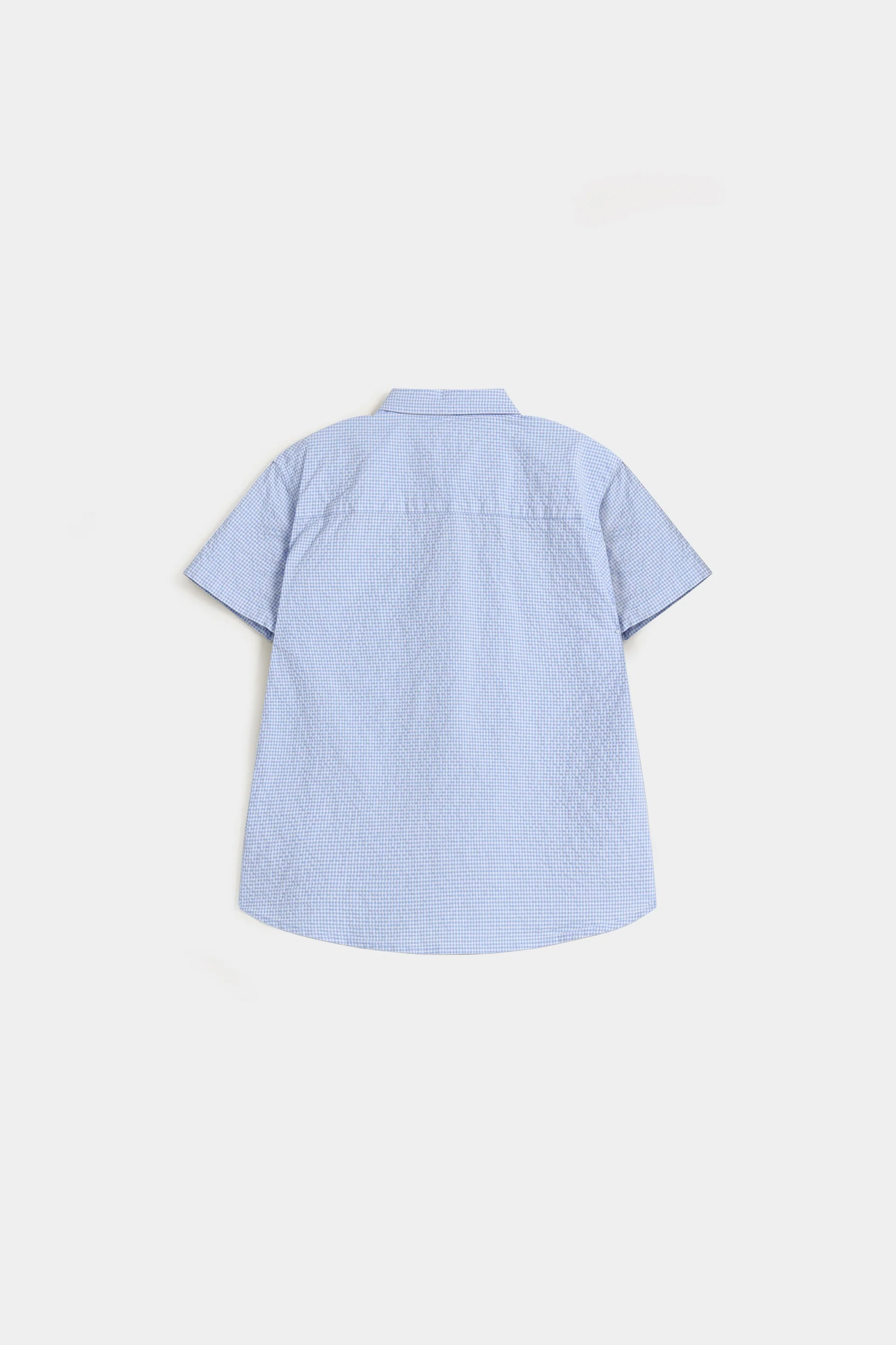 Textured Checkered Shirt - Image 8