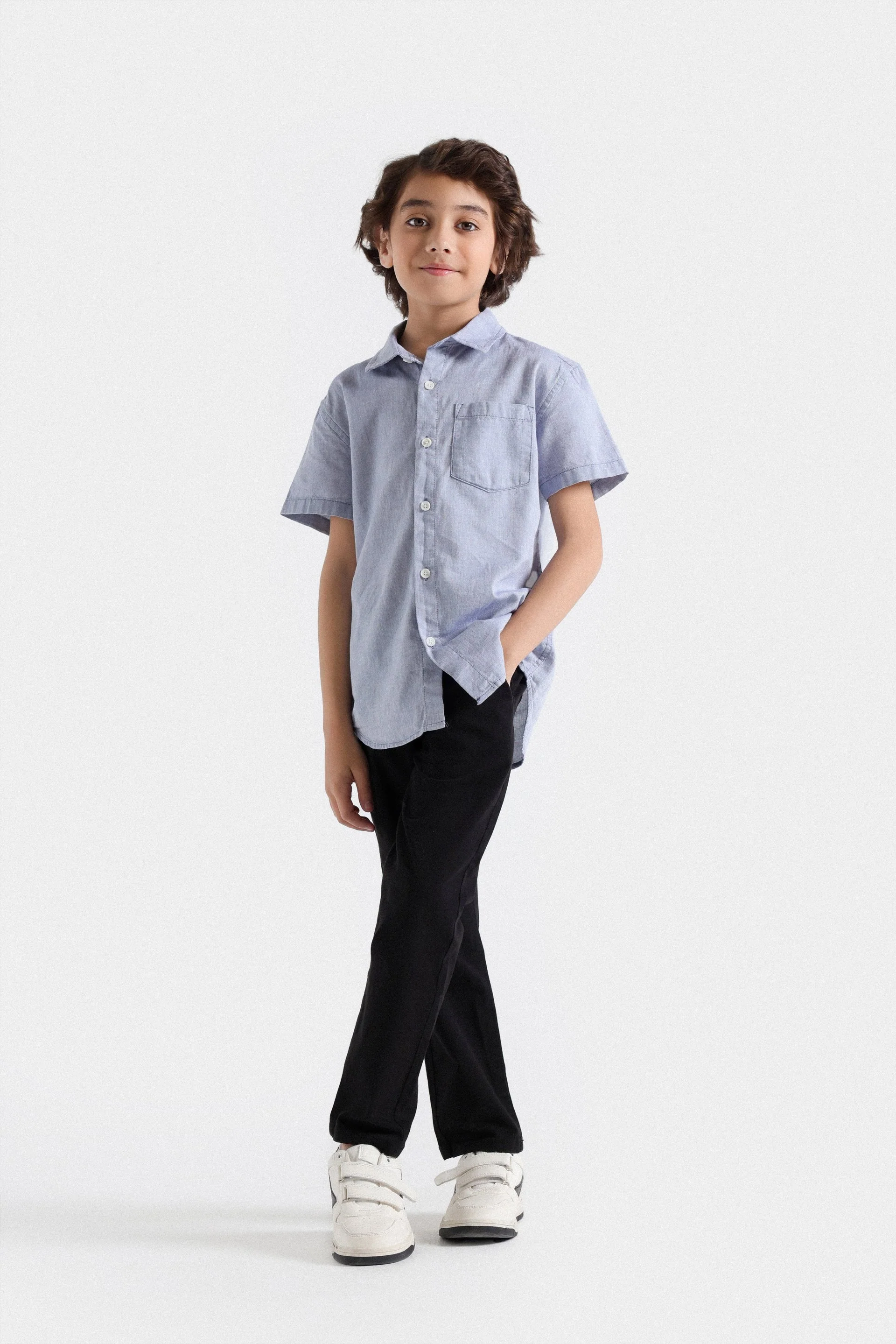 Basic Chambray Shirt - Image 4