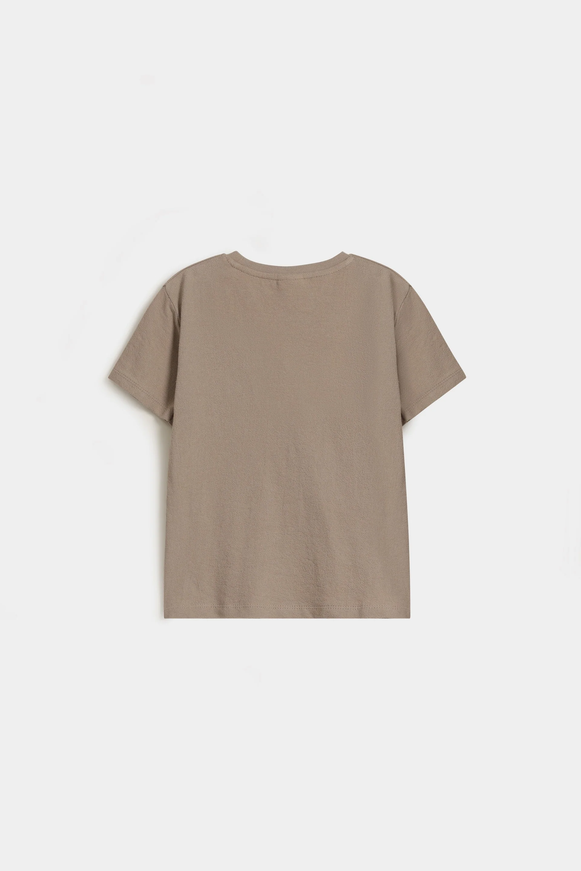 Textured Knit Embroidered T-Shirt - Image 9