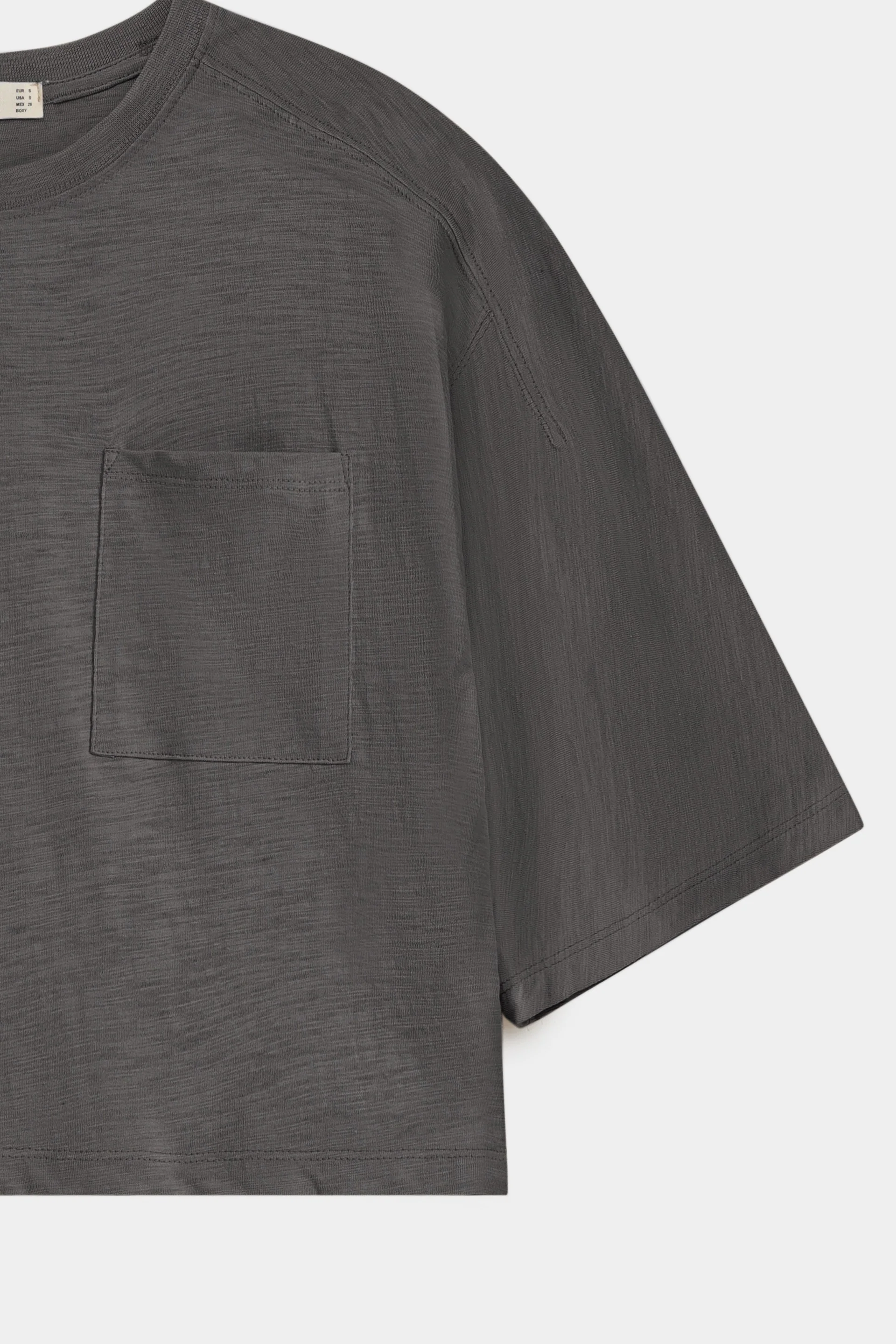 Basic Super Cropped Boxy T-shirt - Image 18