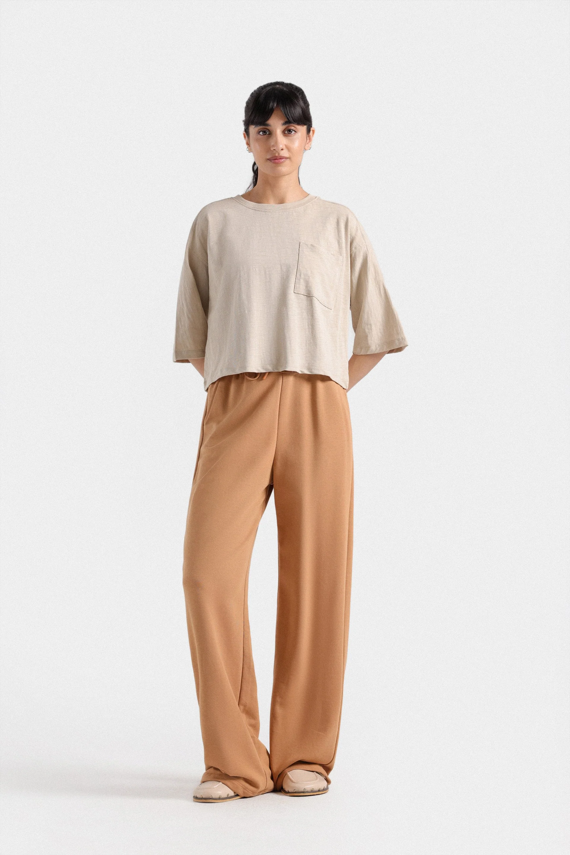 Basic Super Cropped Boxy T-shirt - Image 7