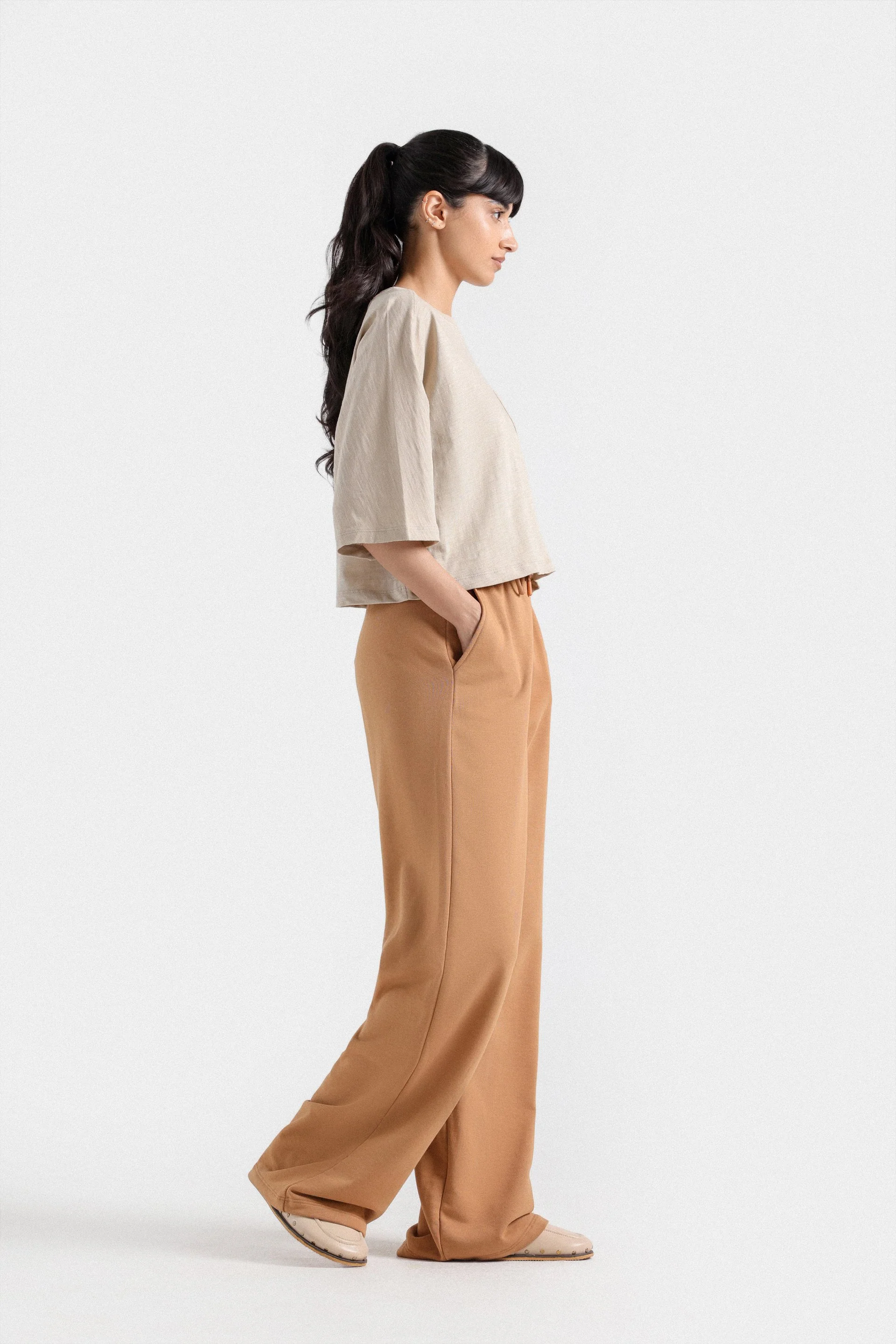 Basic Super Cropped Boxy T-shirt - Image 9