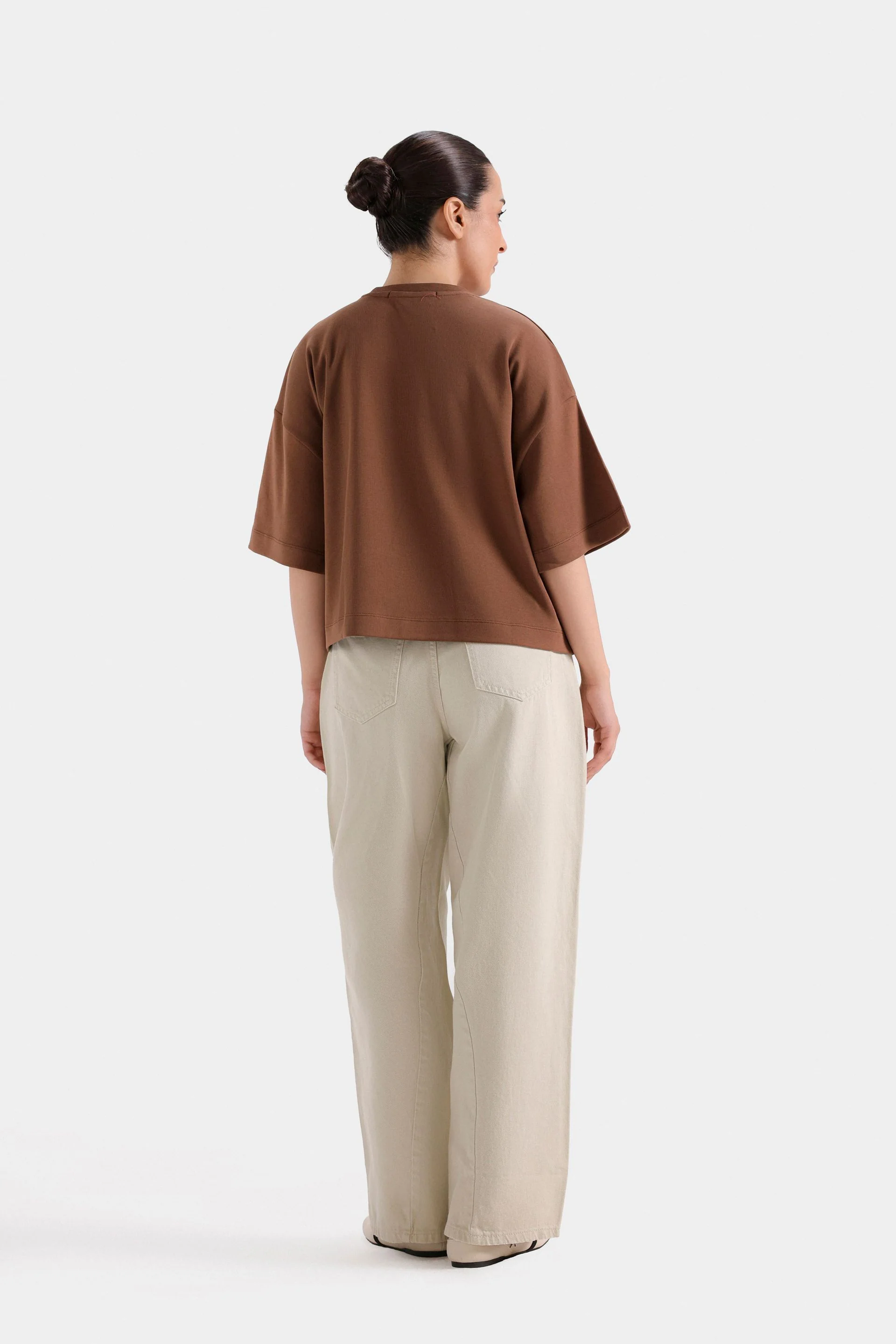 Cropped Basic T-Shirt - Image 4