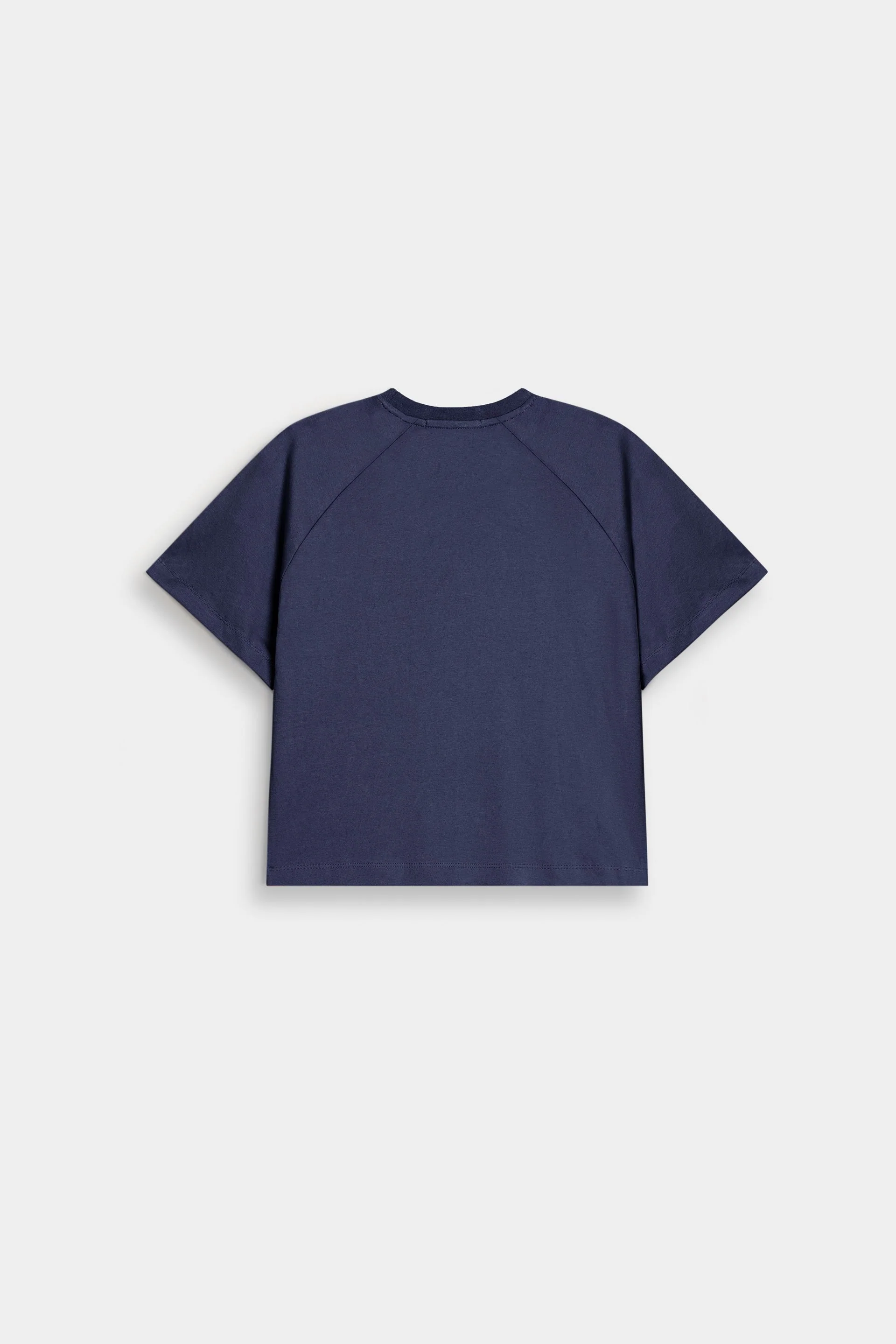 Cropped Raglan Sleeves T-Shirt - Image 3