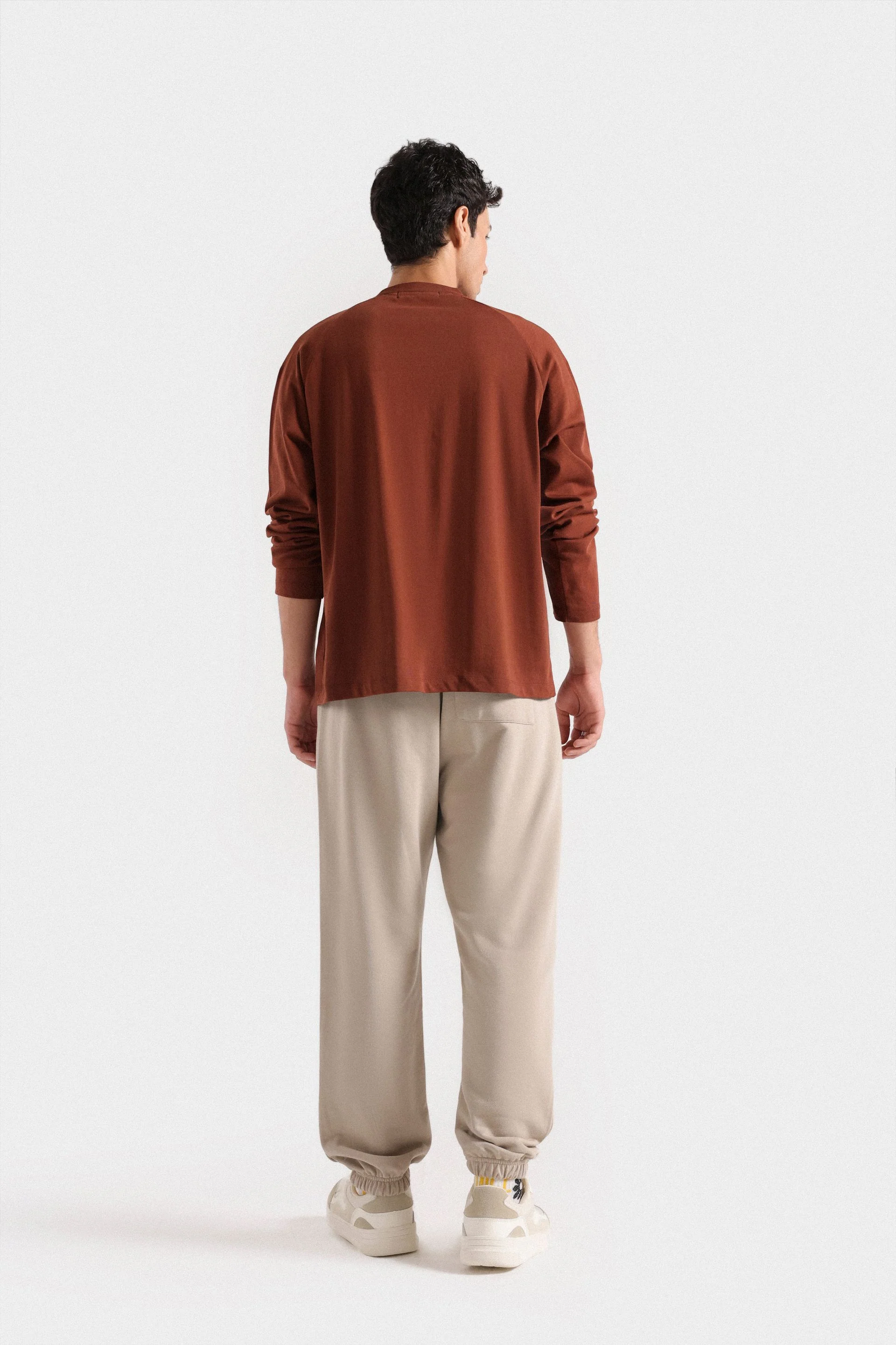 Basic Mock Neck T-Shirt - Image 4