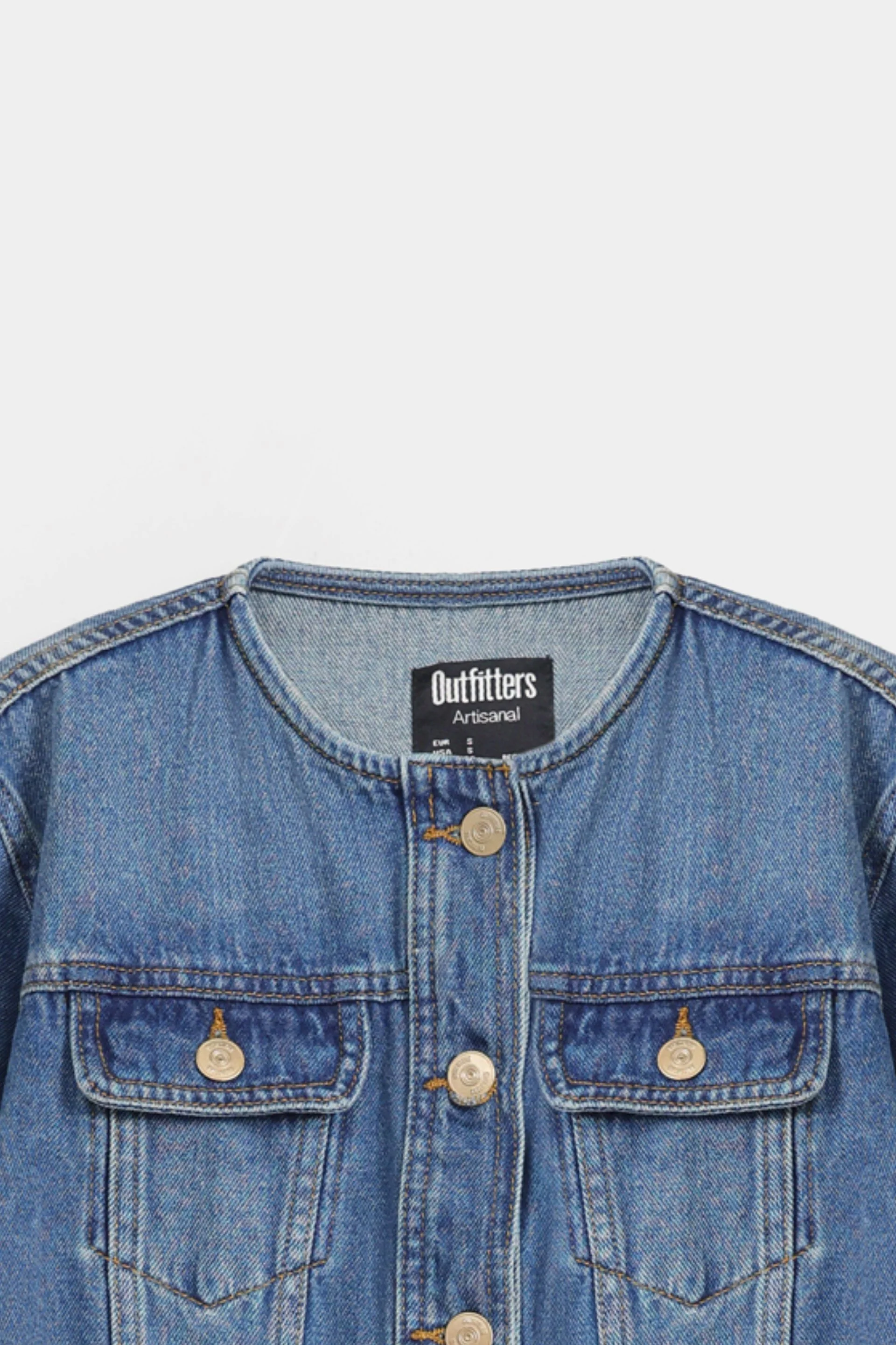 Super Cropped Denim Jacket - Image 7