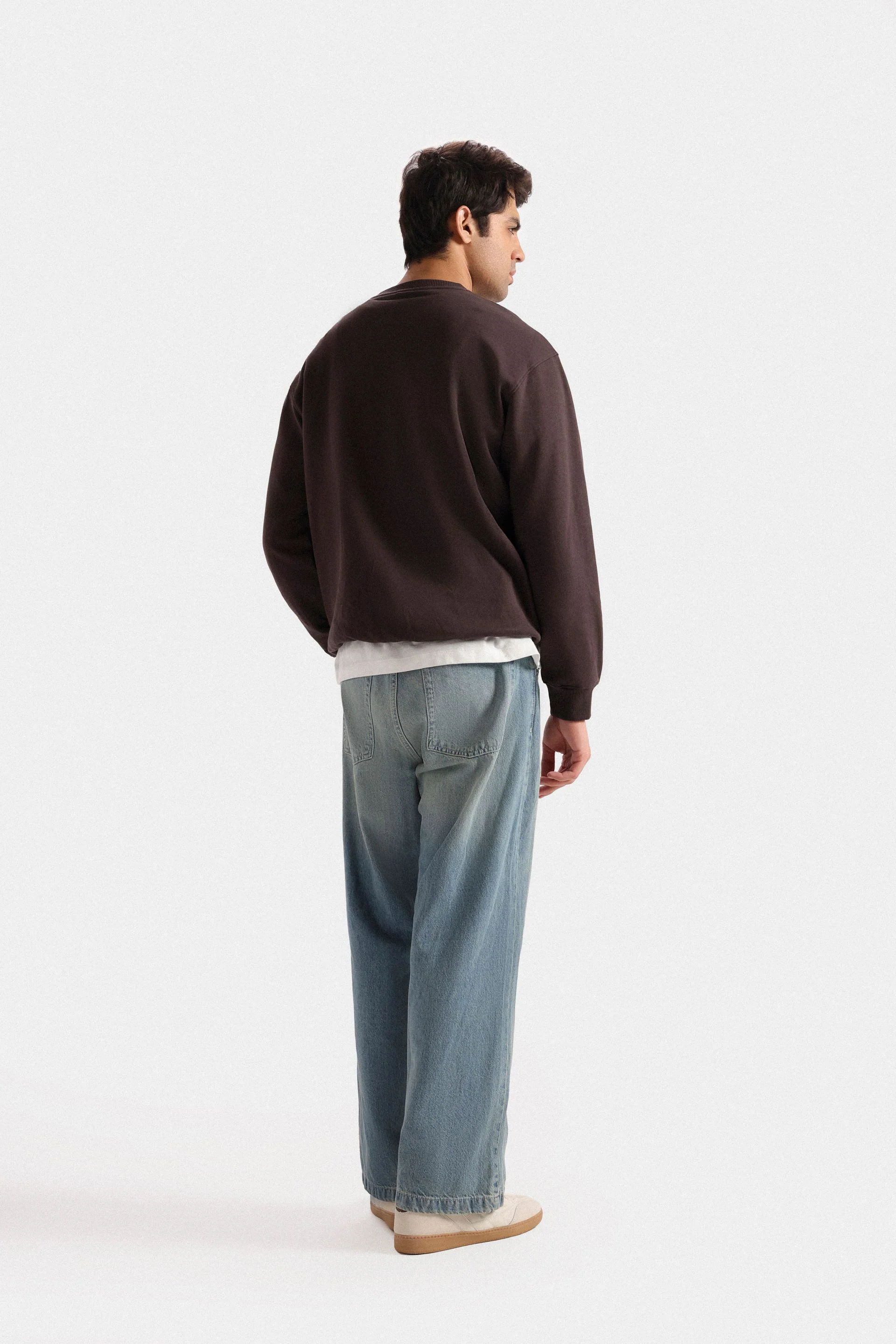 Basic Crew Neck Sweatshirt - Image 18