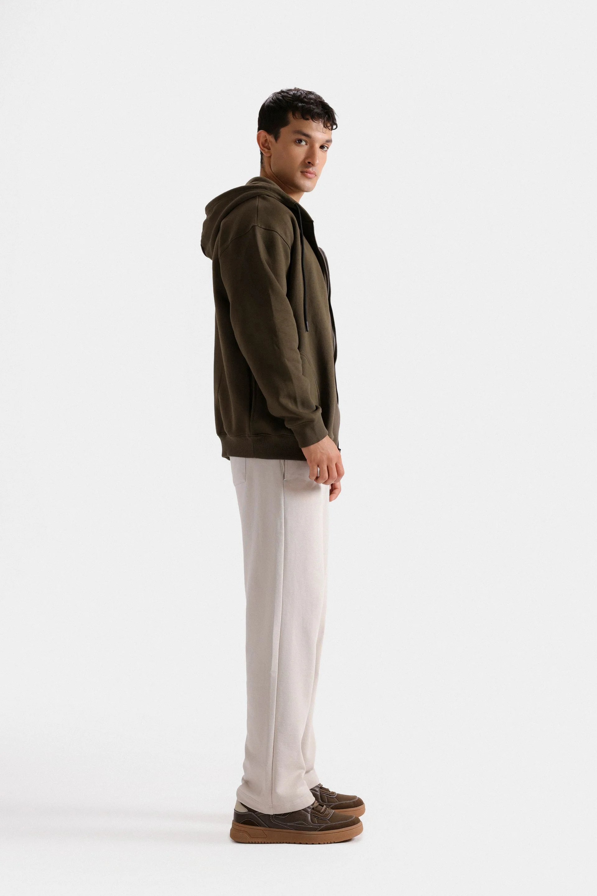 Basic Zipper Hoodie - Image 10