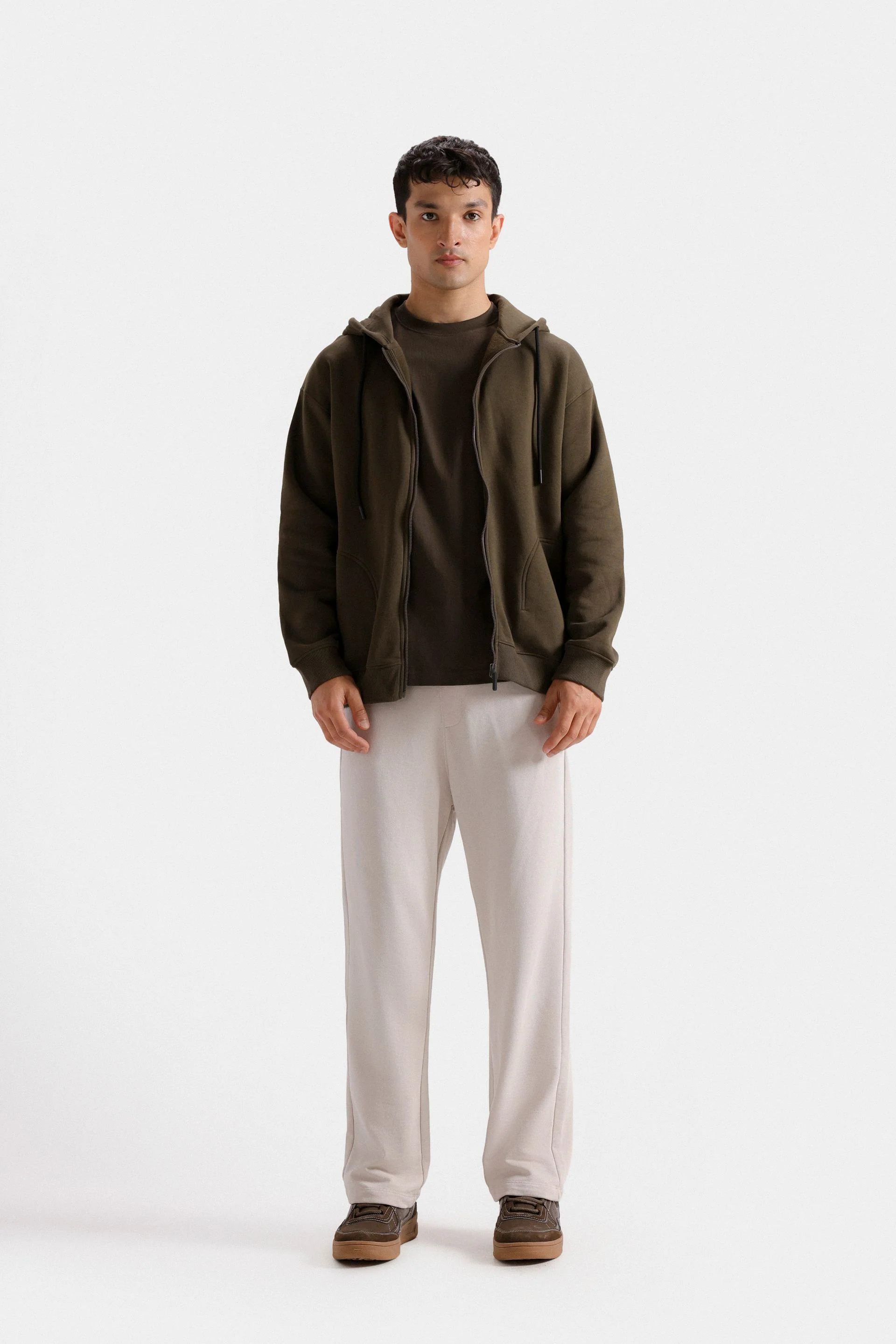 Basic Zipper Hoodie - Image 8