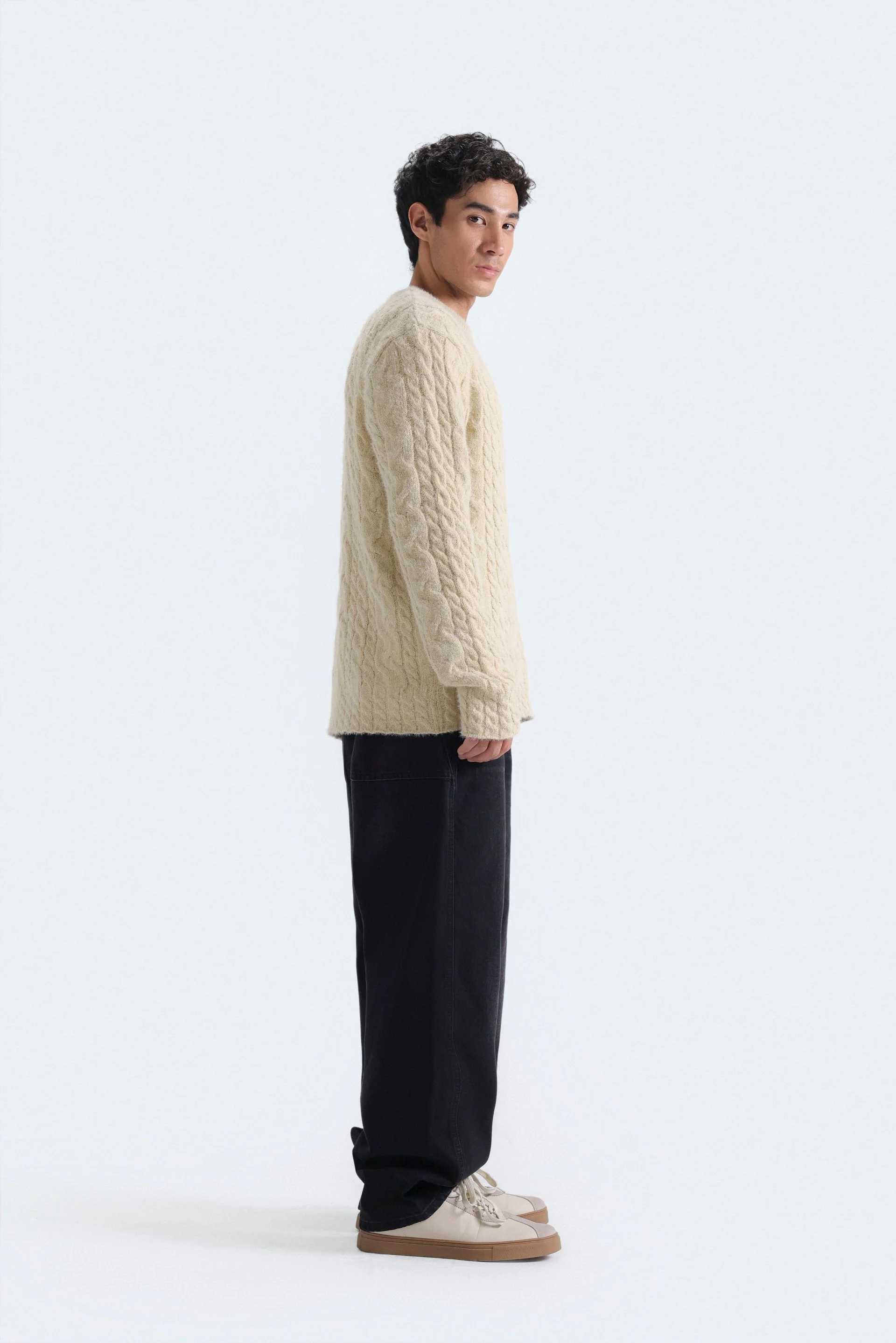 Cable Knitted Sweater - Image 10