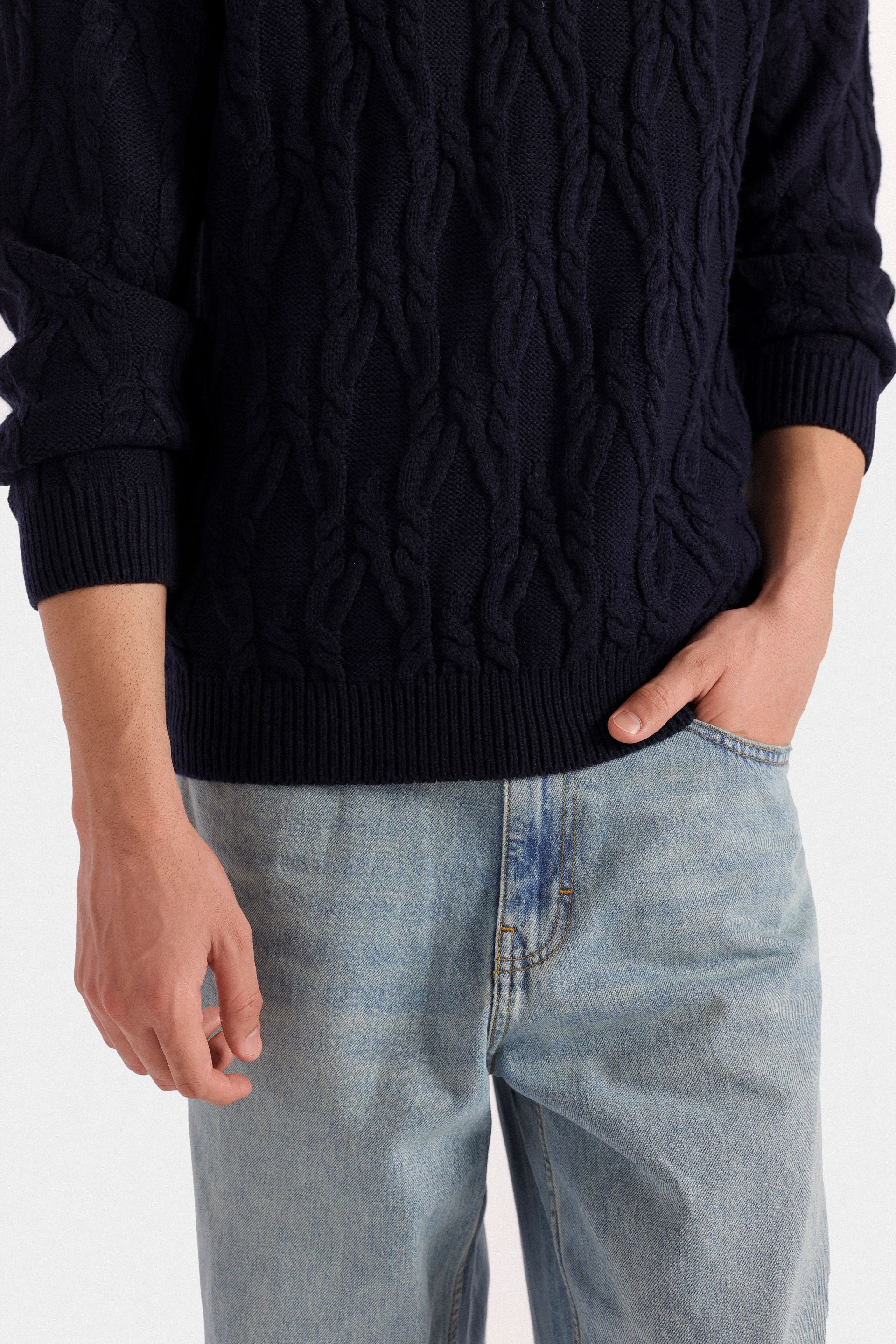 Cable Knitted Sweater - Image 9