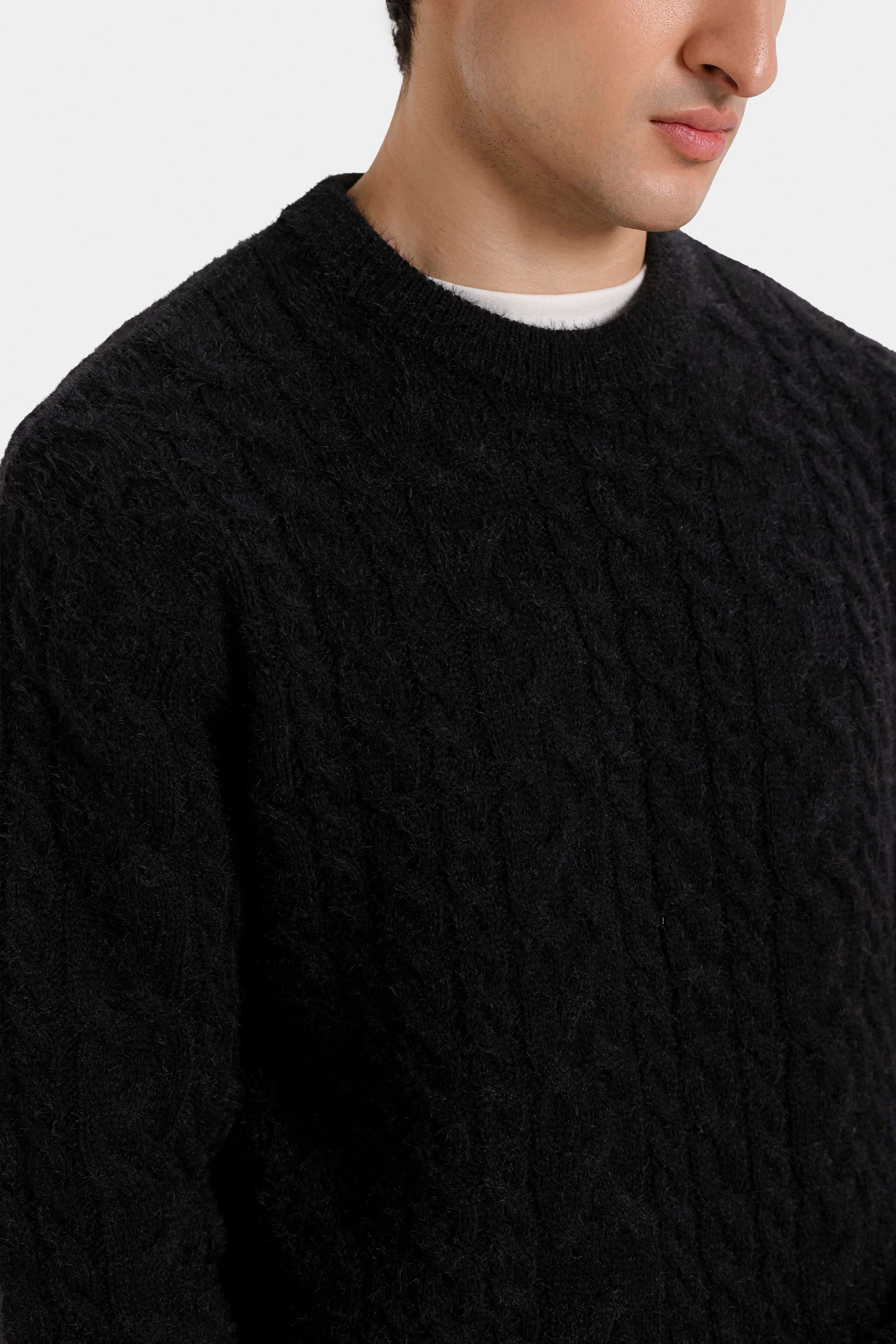 Cable Knitted Sweater - Image 2