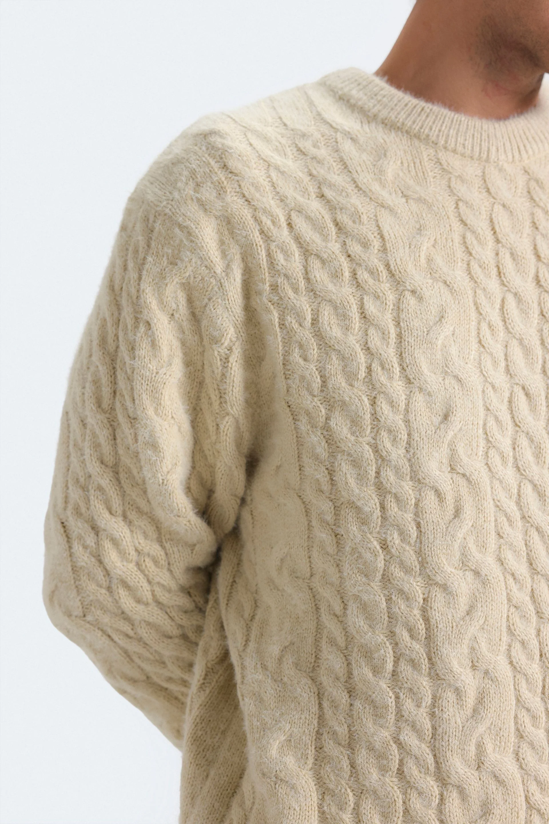 Cable Knitted Sweater - Image 9