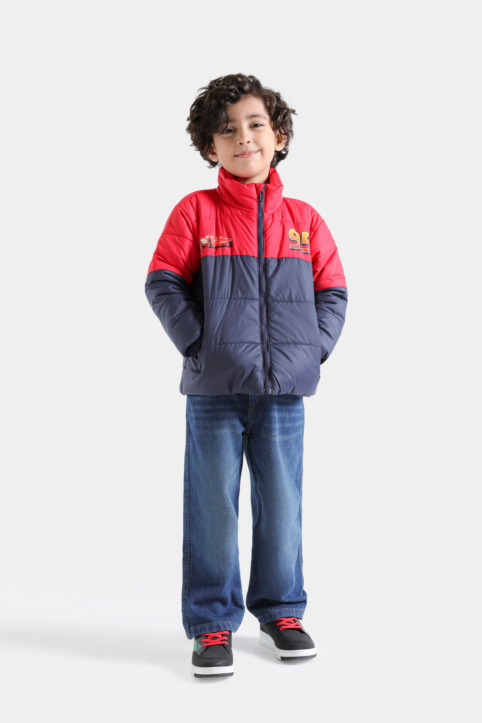 Color Block Puffer Jacket - Image 4