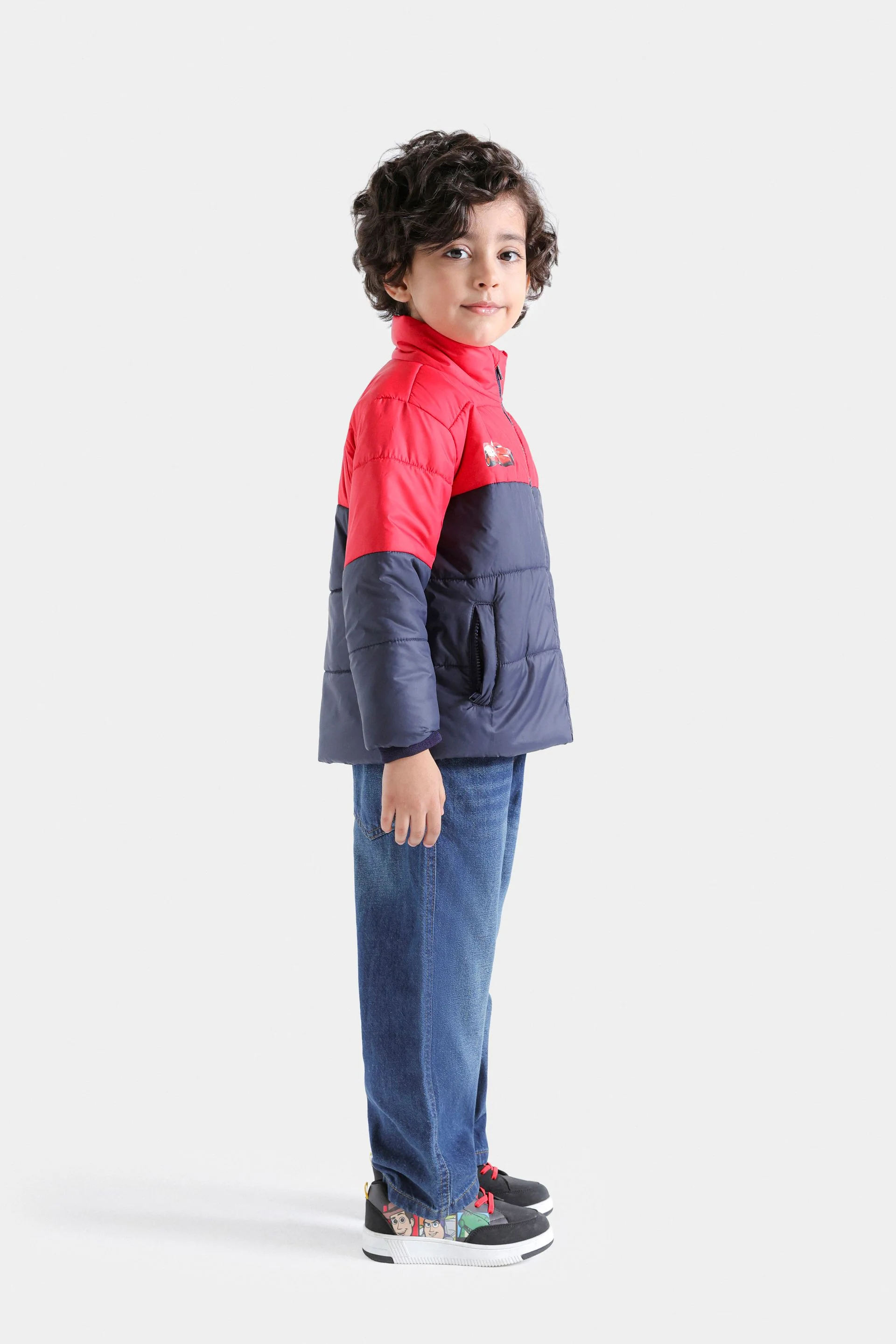 Color Block Puffer Jacket - Image 5