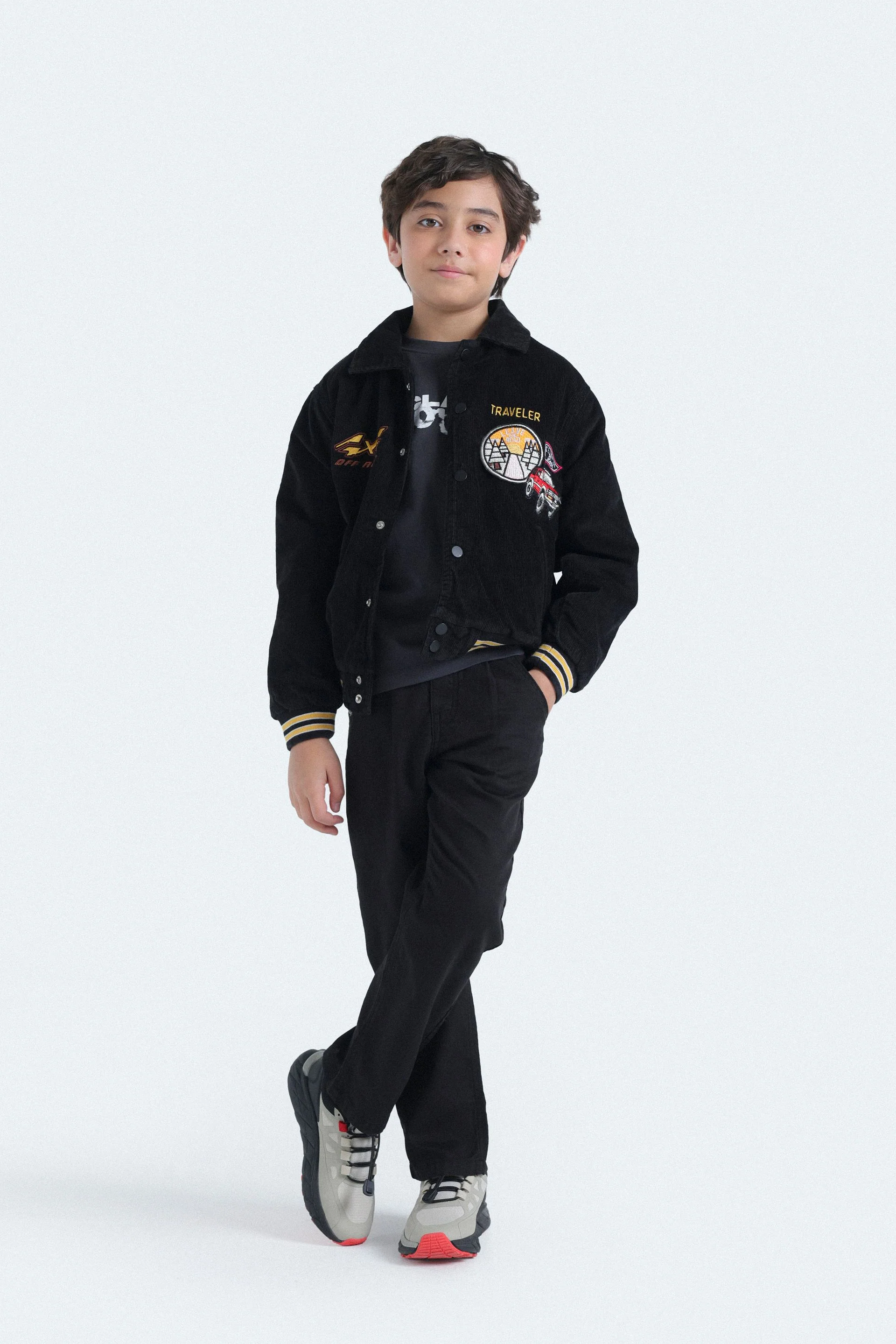 Corduroy Varsity Jacket - Image 4