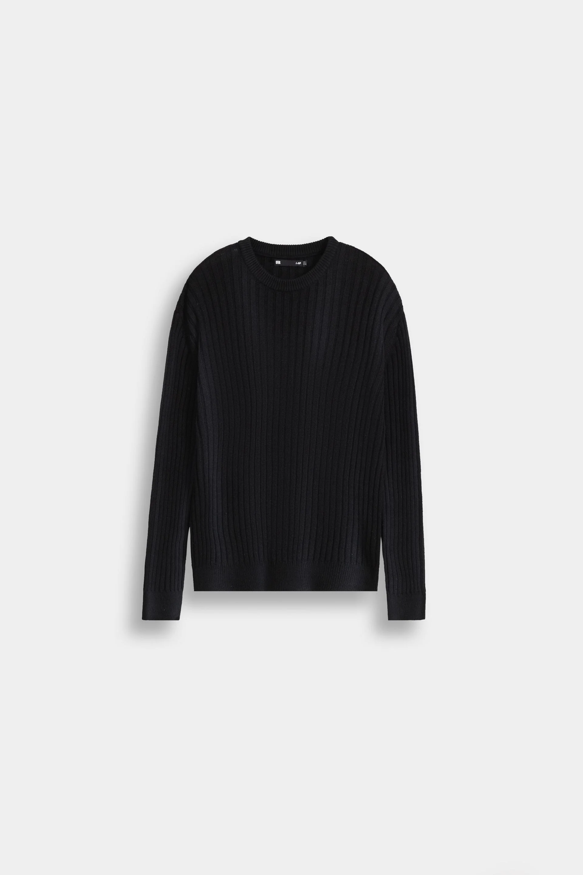 Crew Neck Ribbed Sweater - Image 5