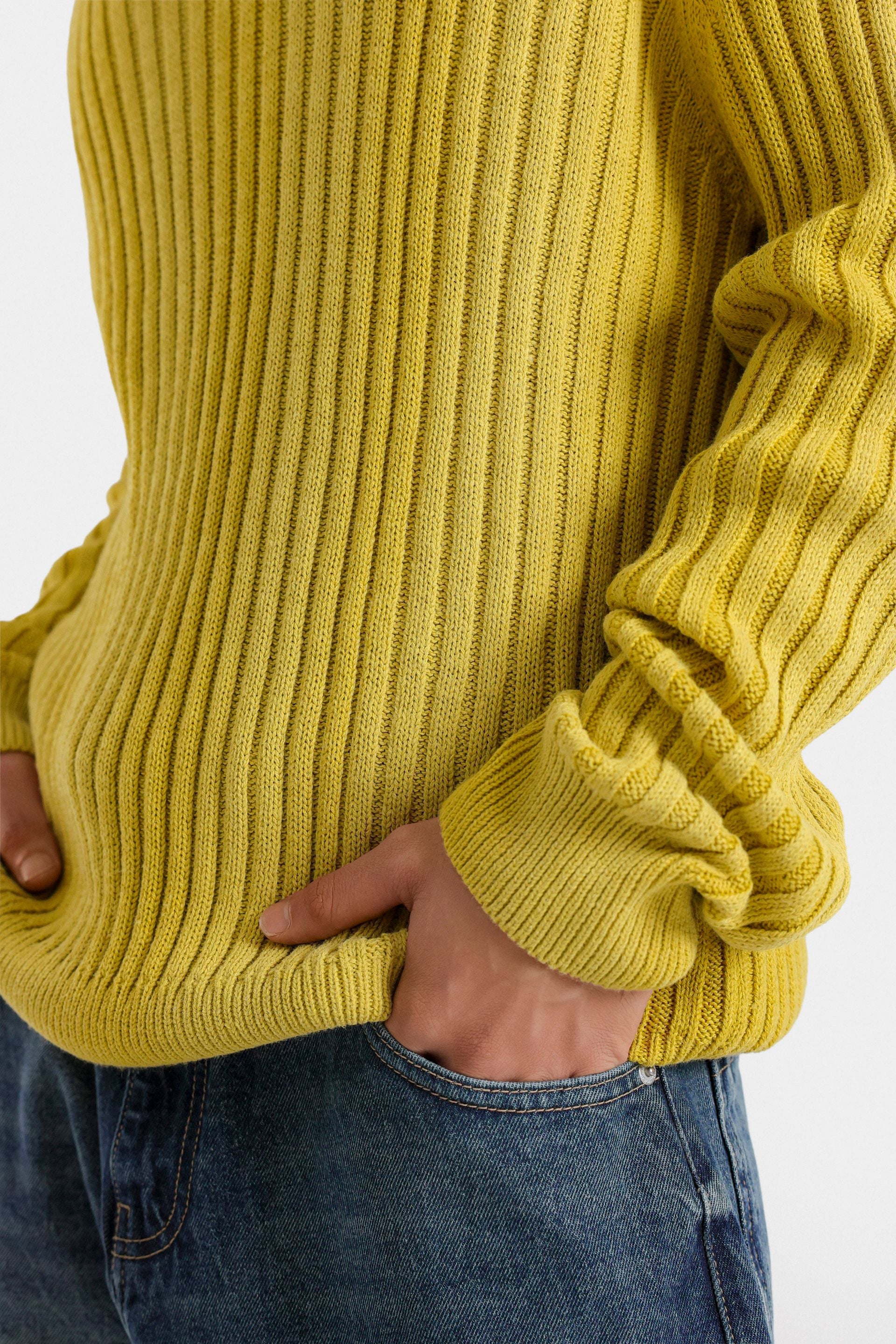 Crew Neck Ribbed Sweater - Image 9