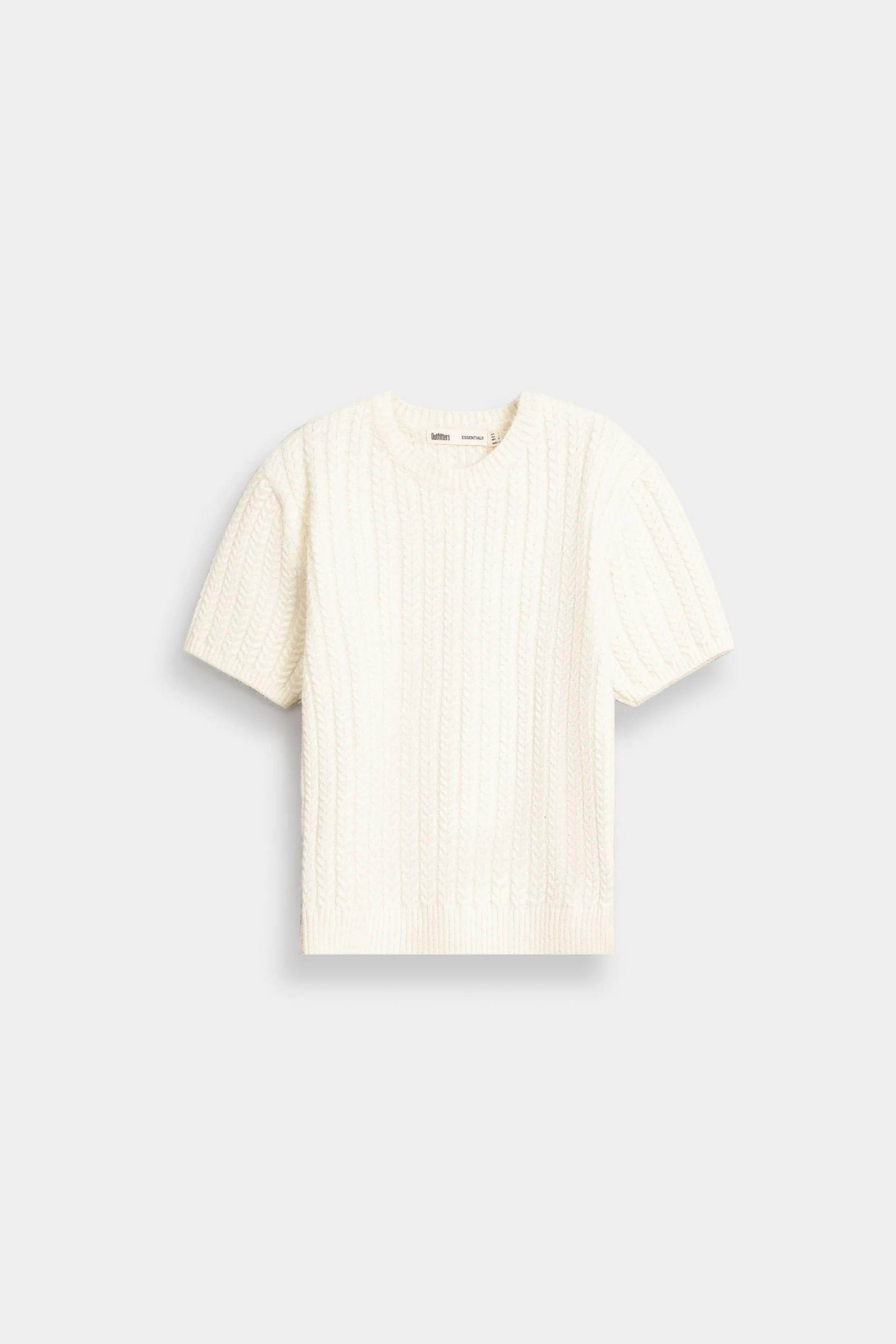 Cropped Cable Knitted Sweater - Image 19