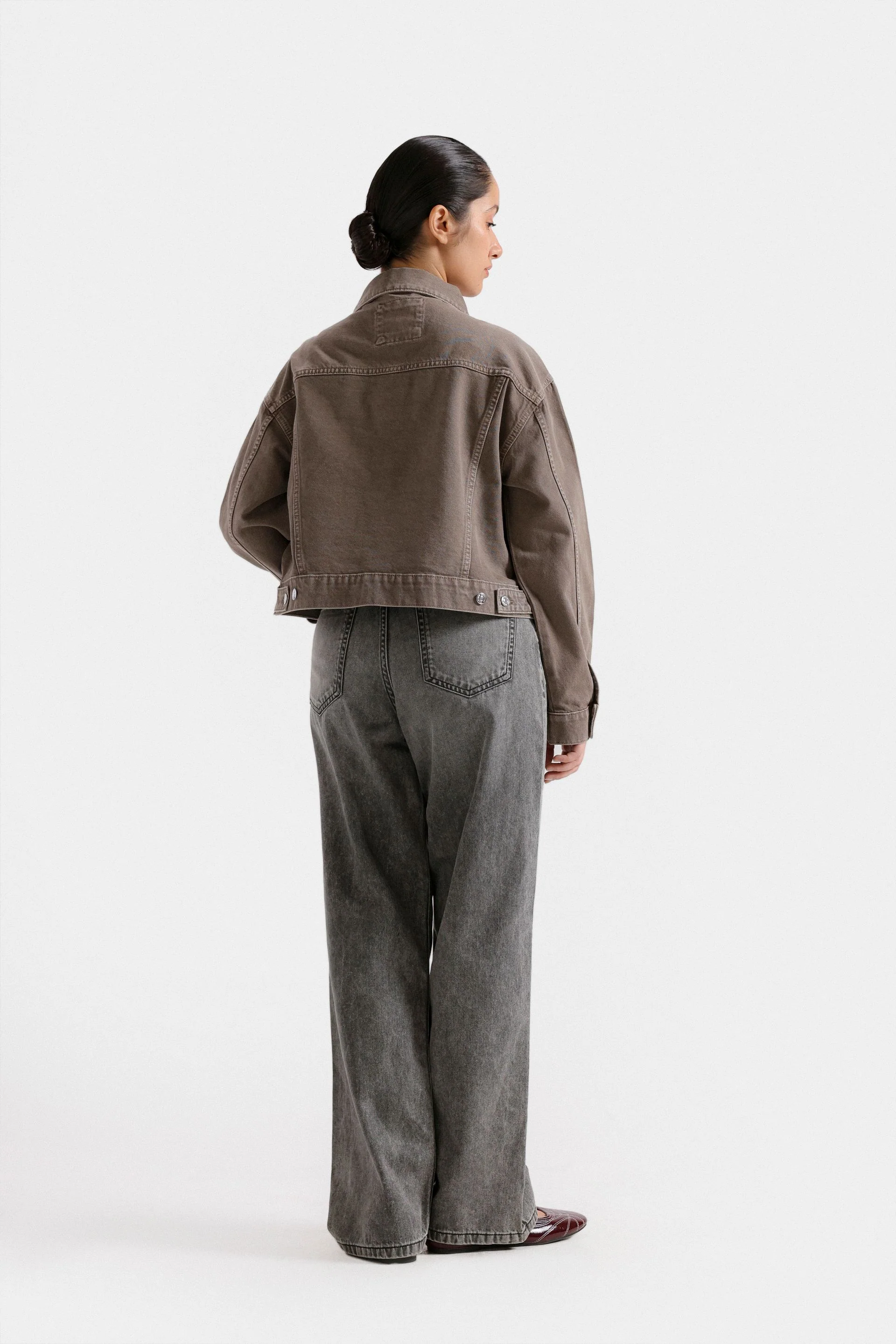 Cropped Corduroy Jacket - Image 4