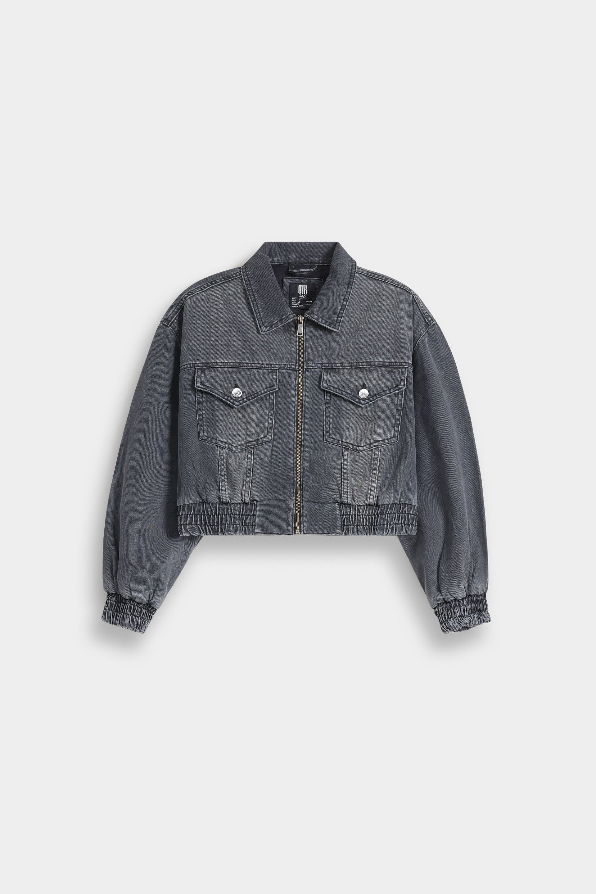 Cropped Denim Trucker - Image 5