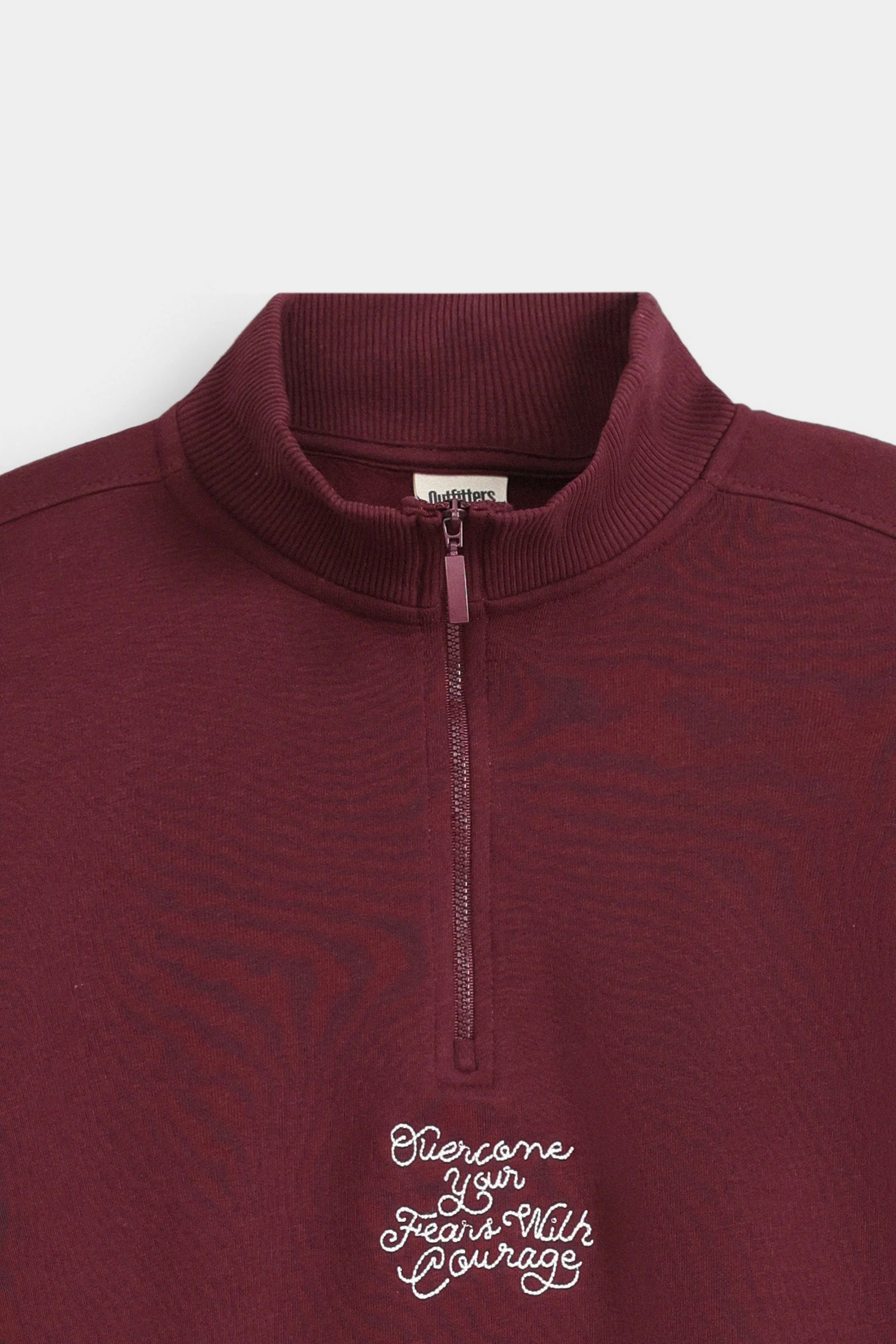 Cropped Quarter Zip-Up Sweatshirt - Image 13