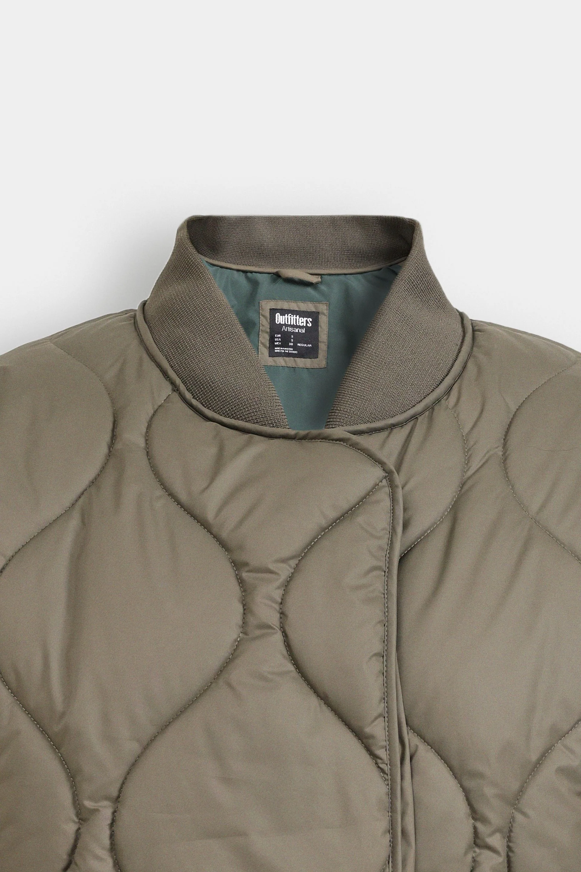 Cropped Quilted Puffer Jacket - Image 7