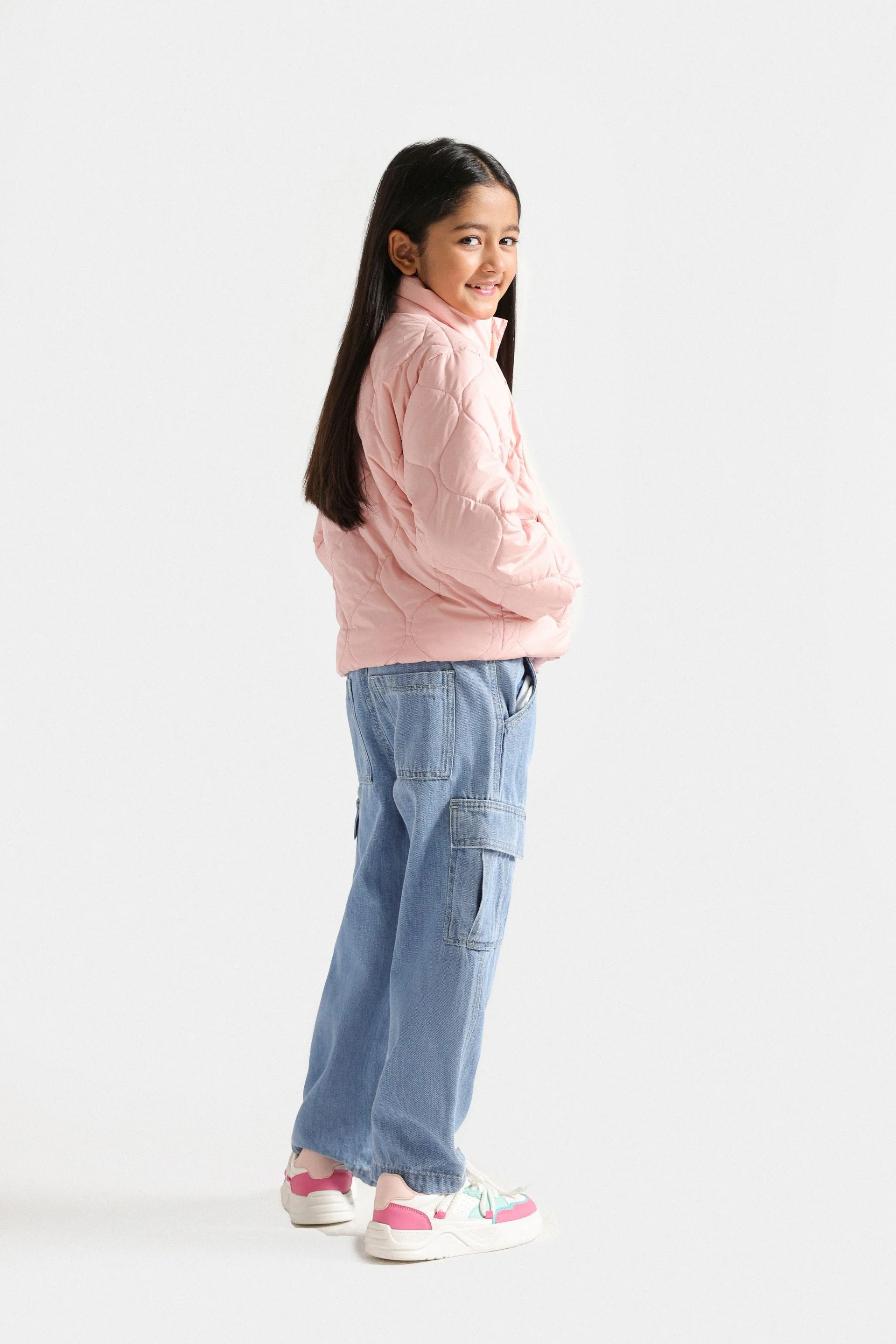 Cropped Quilted Puffer Jacket - Image 12