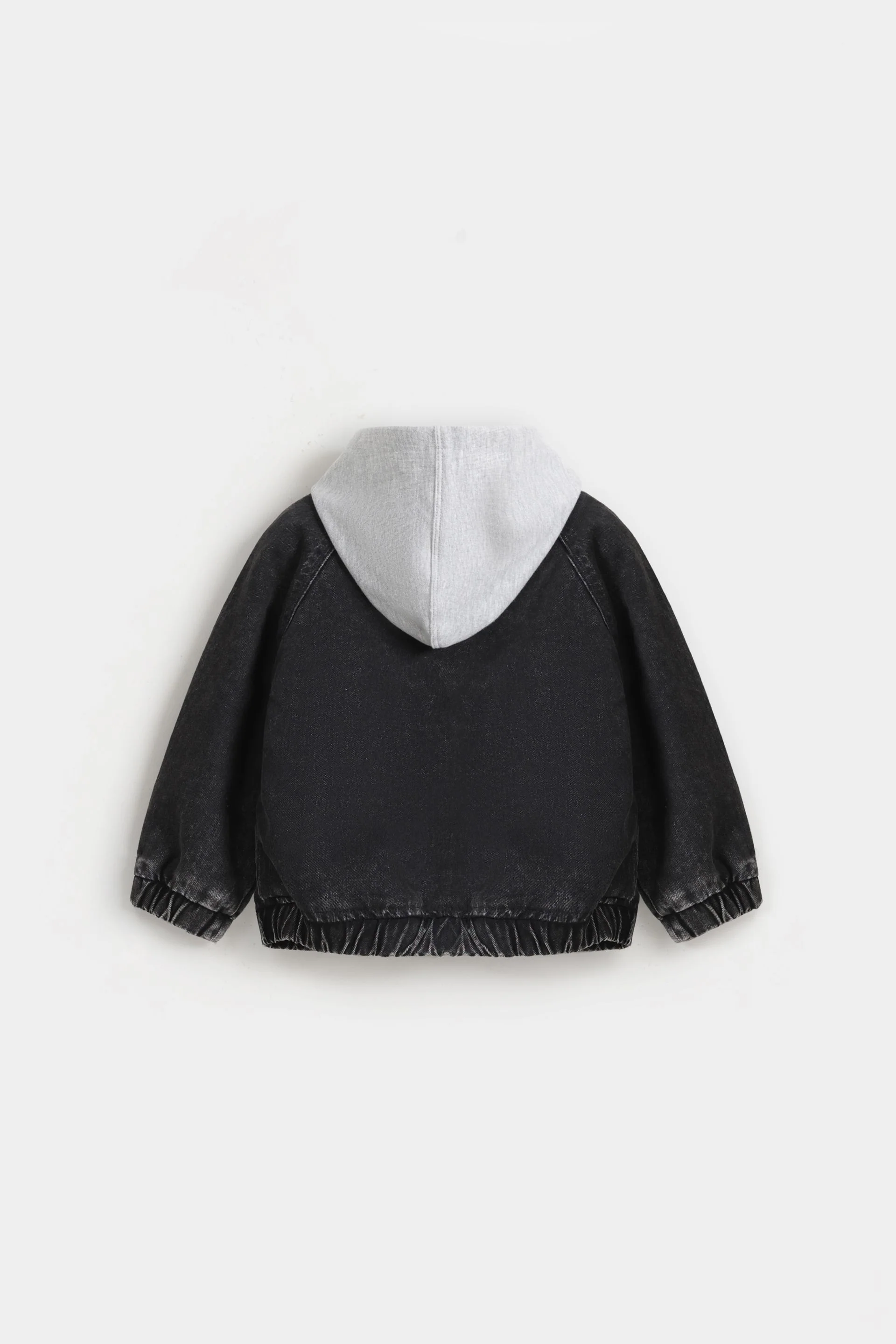 Denim Jacket With Hood - Image 3