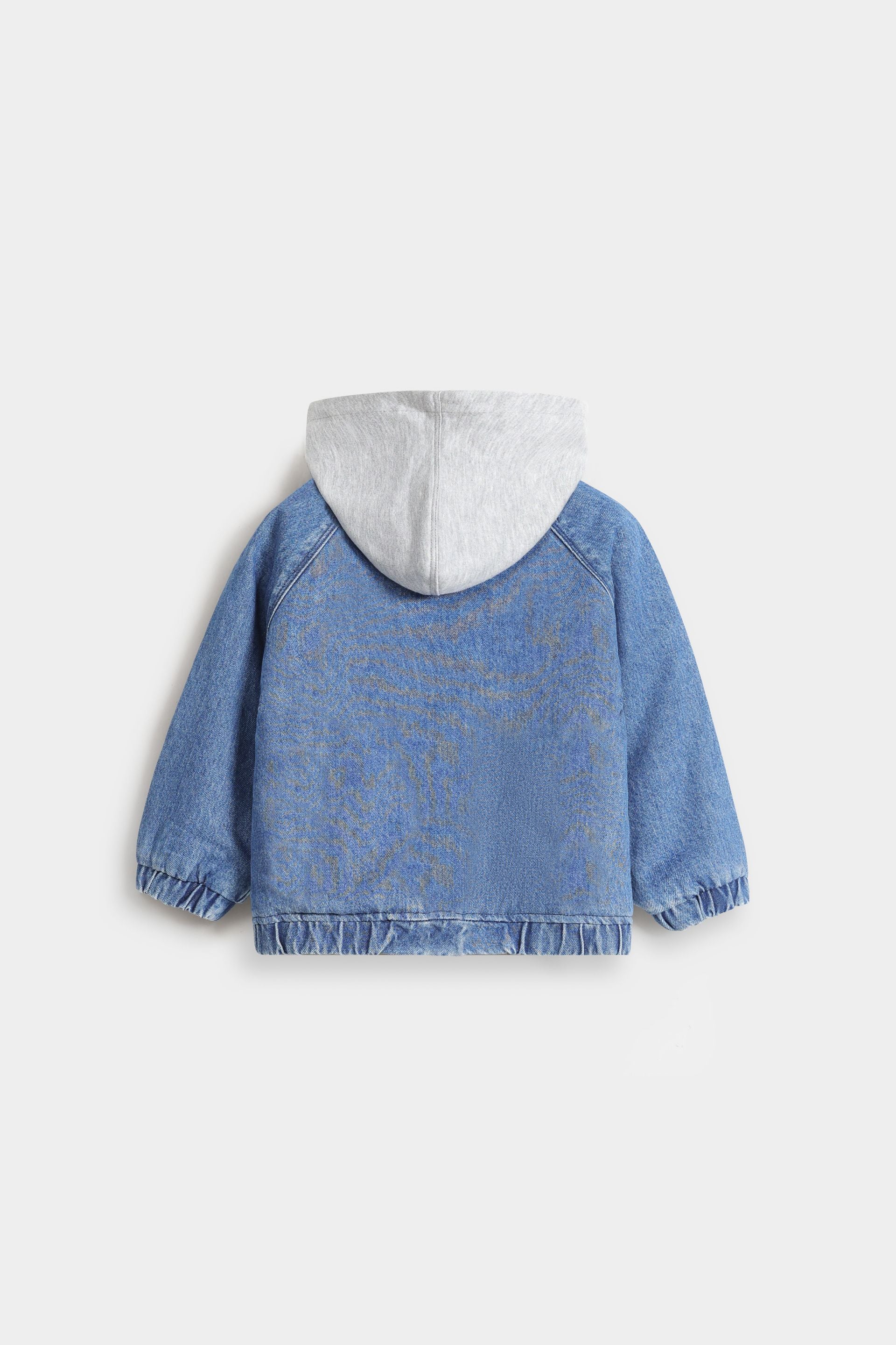 Denim Jacket With Hoodie - Image 3