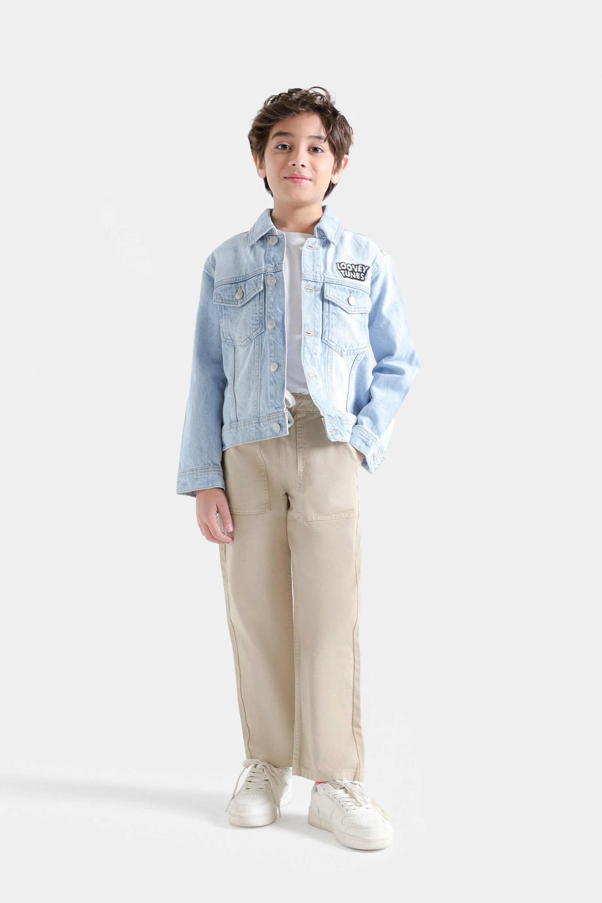 Embroidered Denim Trucker Jacket - Image 10