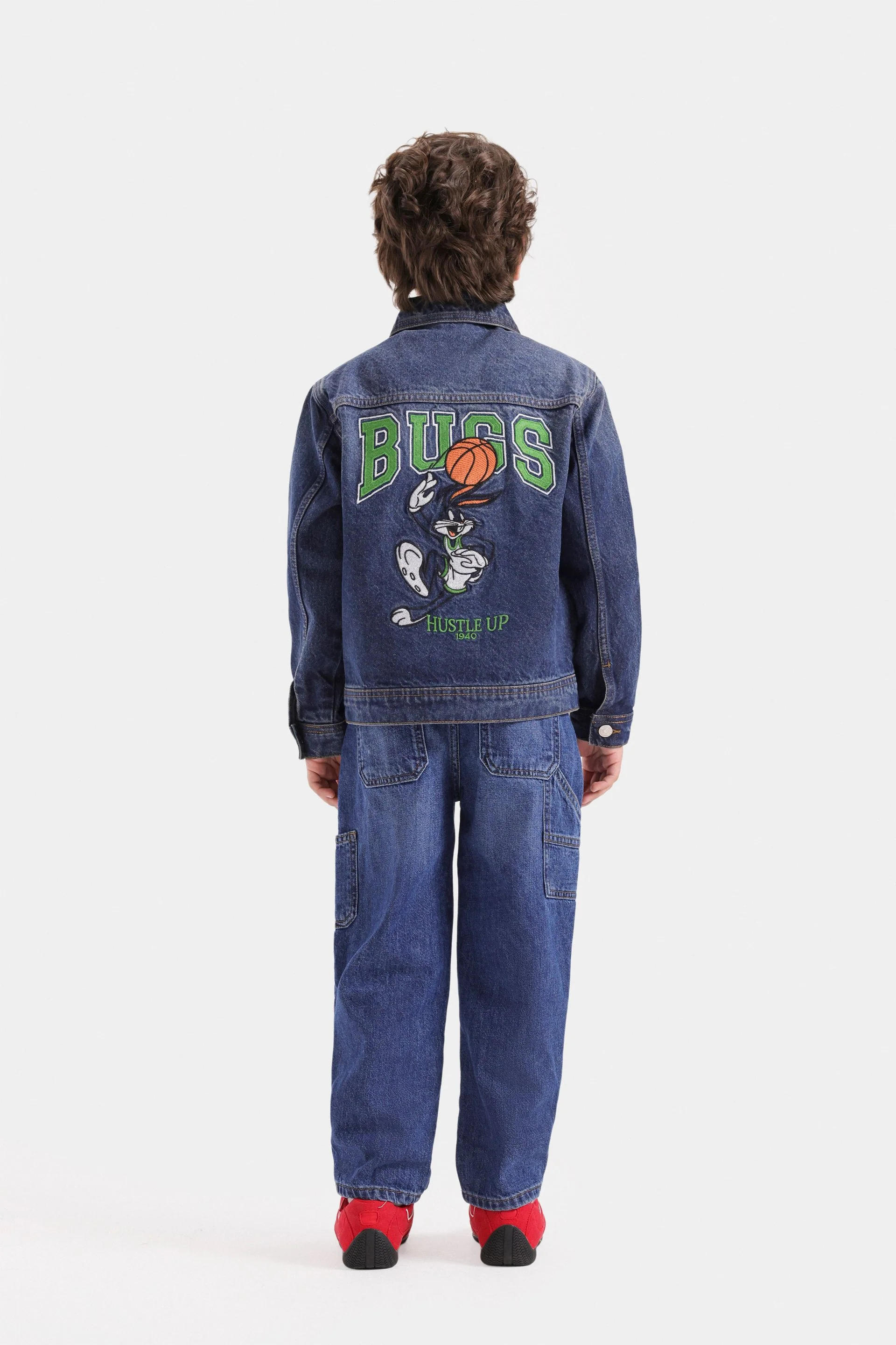 Embroidered Denim Trucker Jacket - Image 6