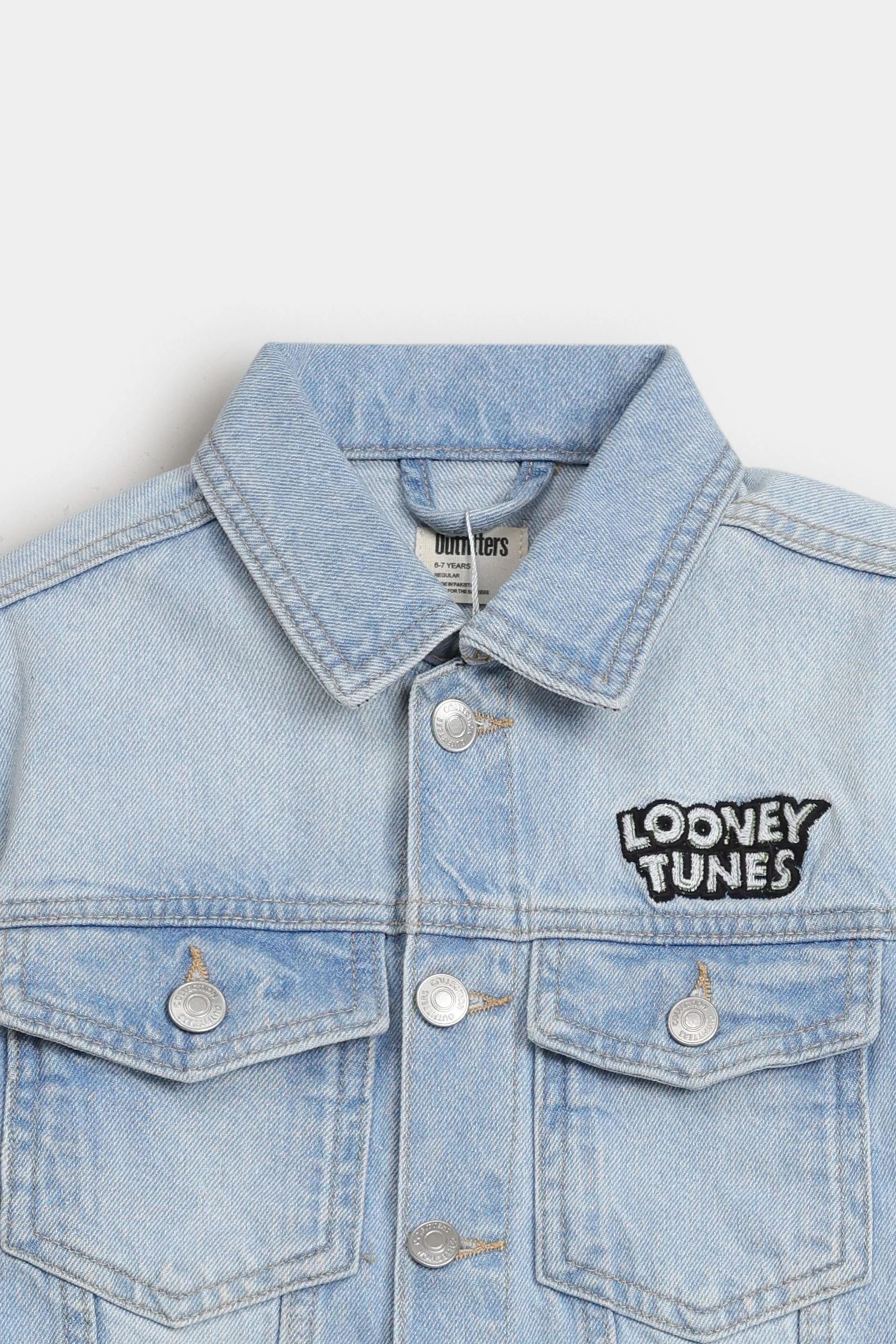Embroidered Denim Trucker Jacket - Image 8