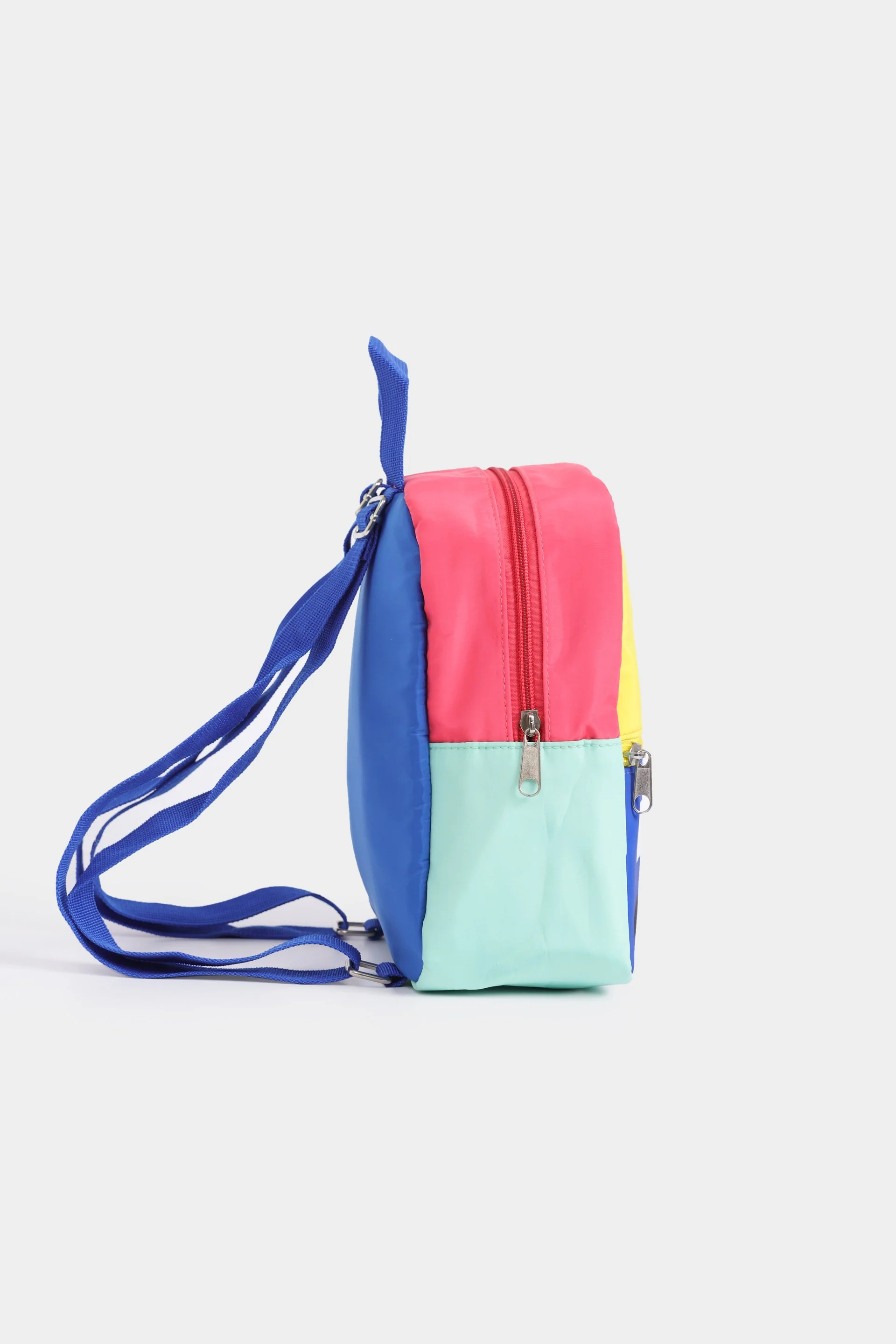 Color-Block School Backpack - Image 2