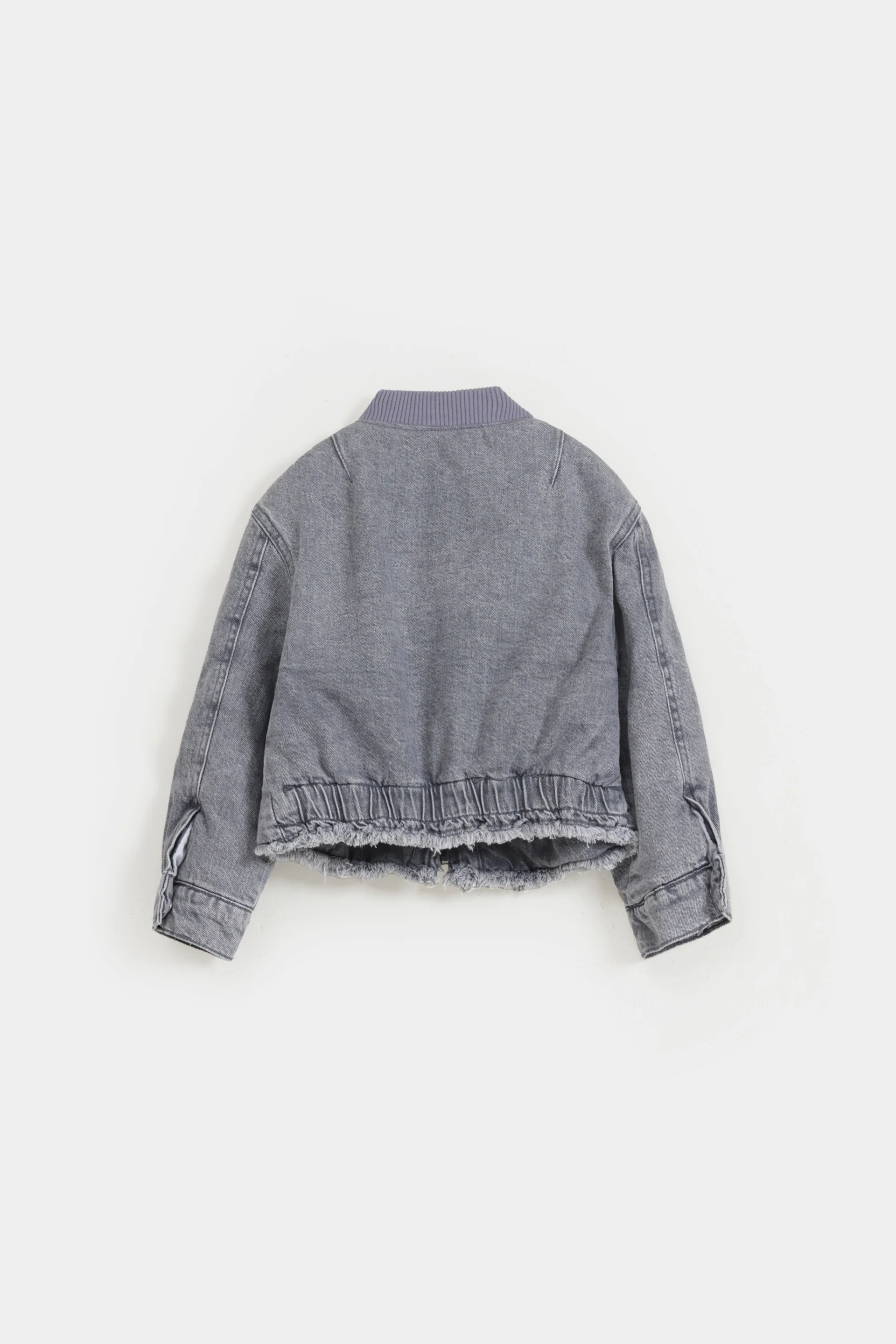 Denim Bomber Jacket - Image 3