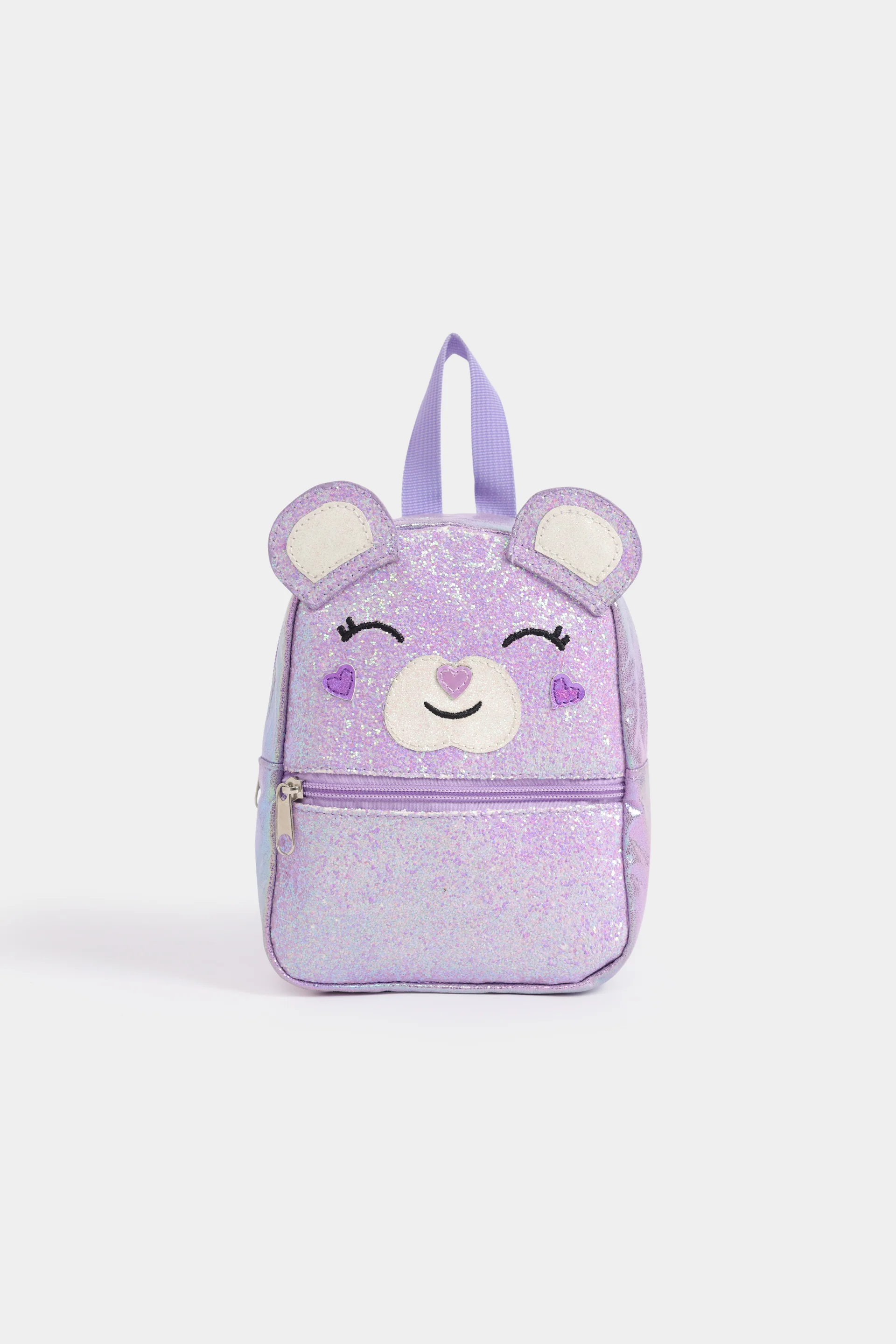 Metallic Bear Theme Backpack