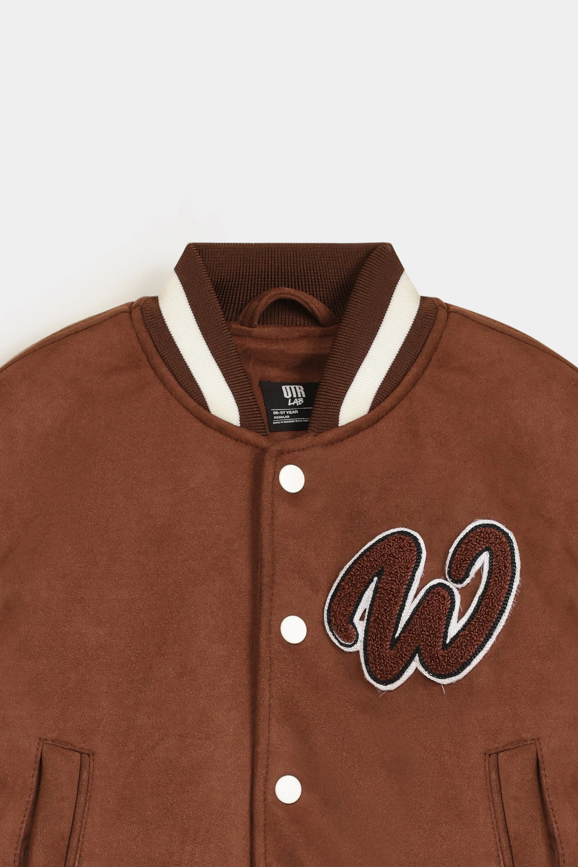 Varsity Suede Jacket - Image 5