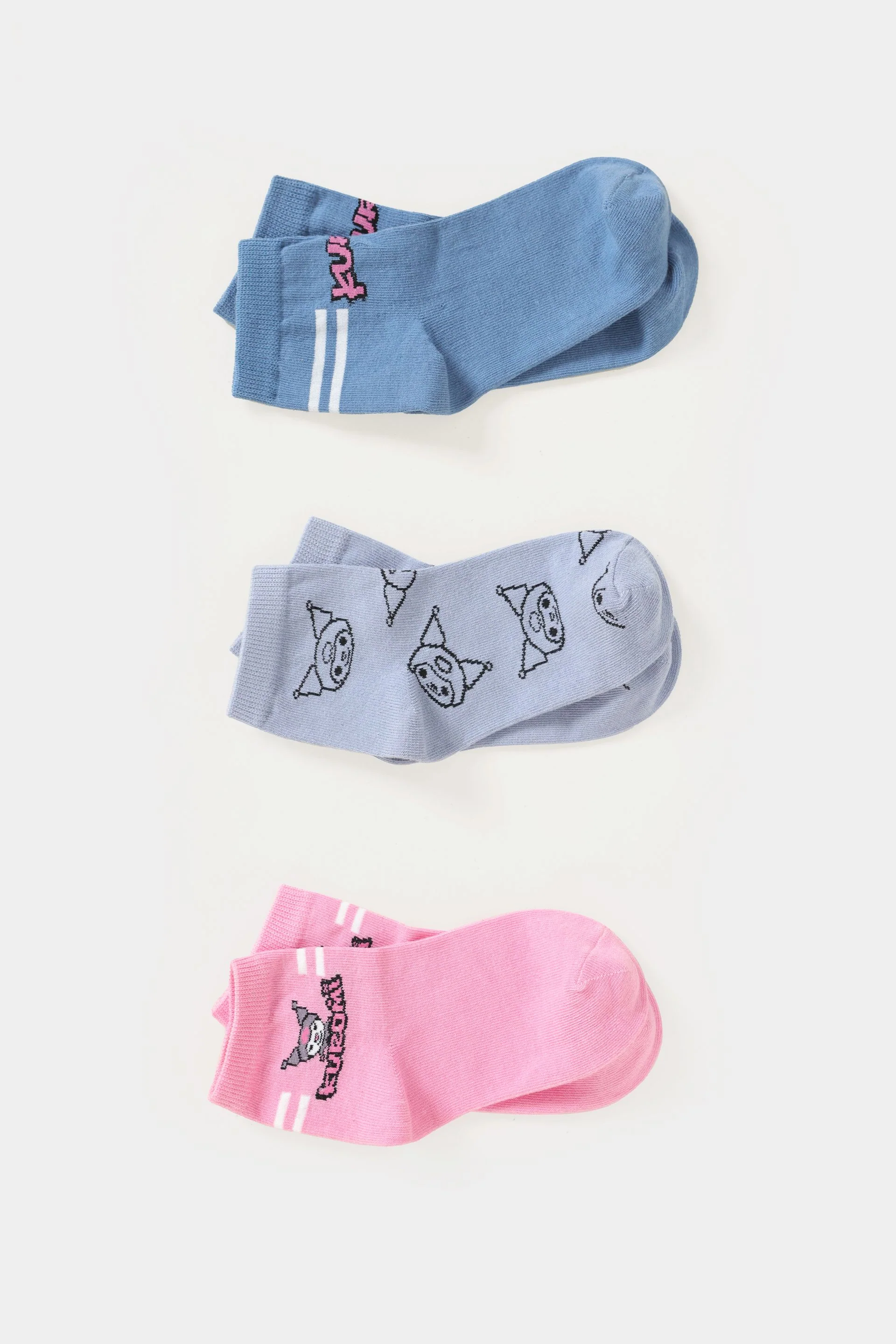 Pack Of 3-Assorted Socks